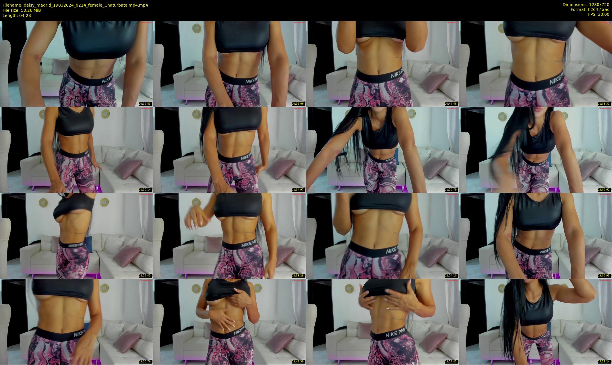 deisy_madrid — 5 minute Chaturbate female cam show recording, 720p, Mar 19, 2024