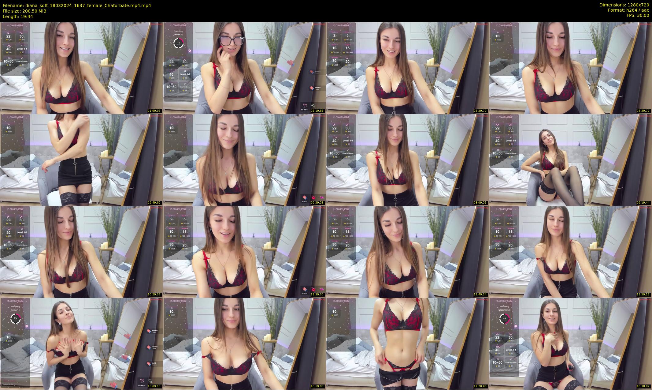 diana_soft — 20 minute Chaturbate female cam show recording, 720p, Mar 18, 2024