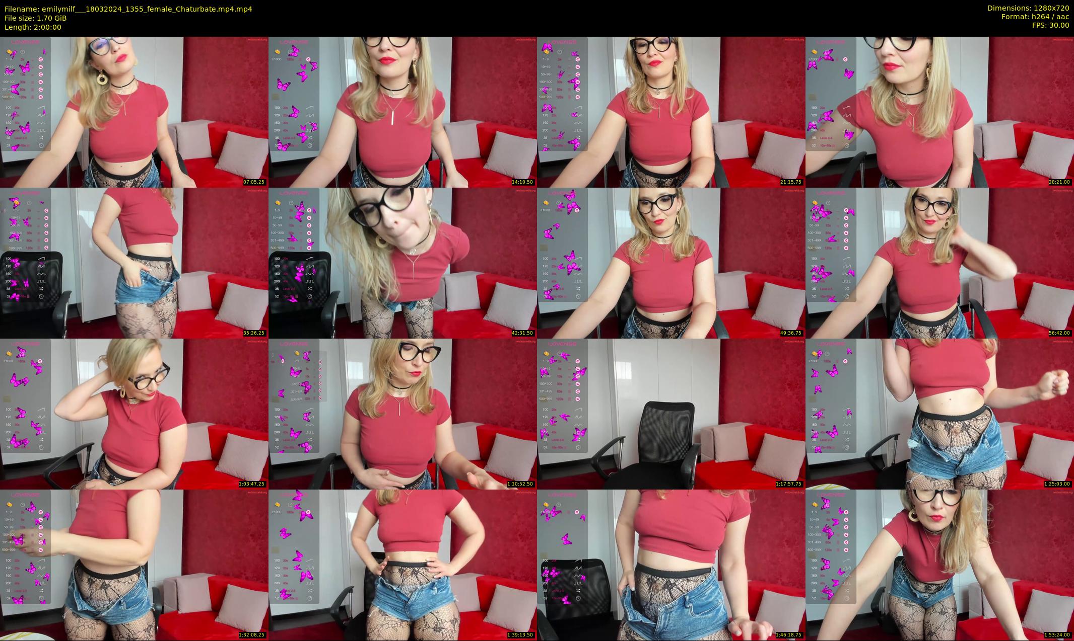 emilymilf__ — 120 minute Chaturbate female cam show recording, 720p, Mar 18, 2024