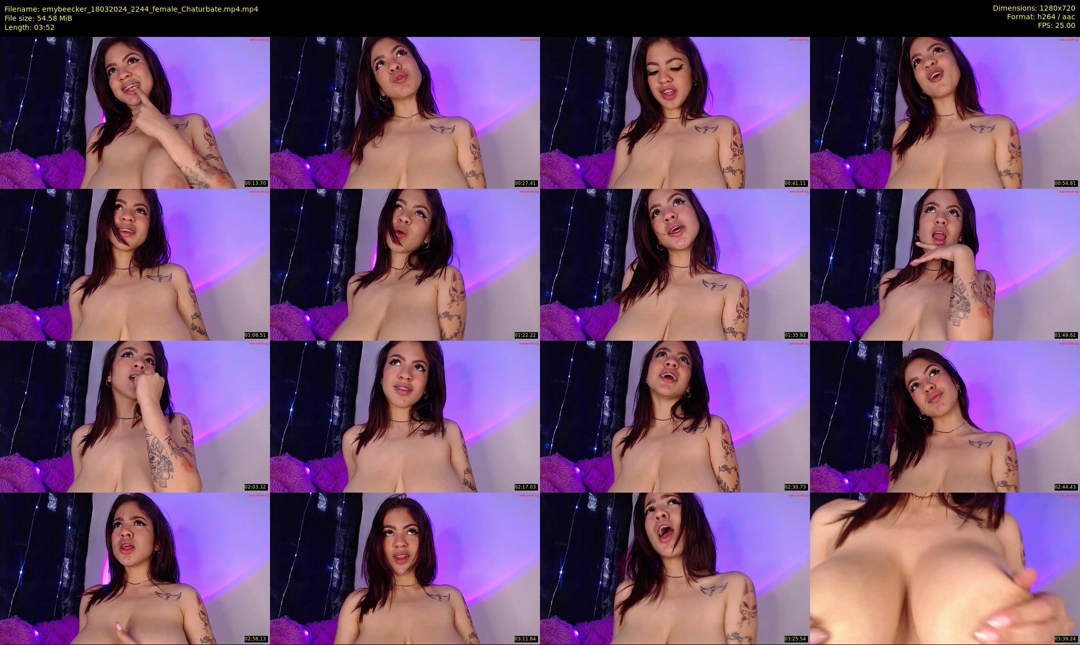 emybeecker — 4 minute Chaturbate female cam show recording, 720p, Mar 18, 2024