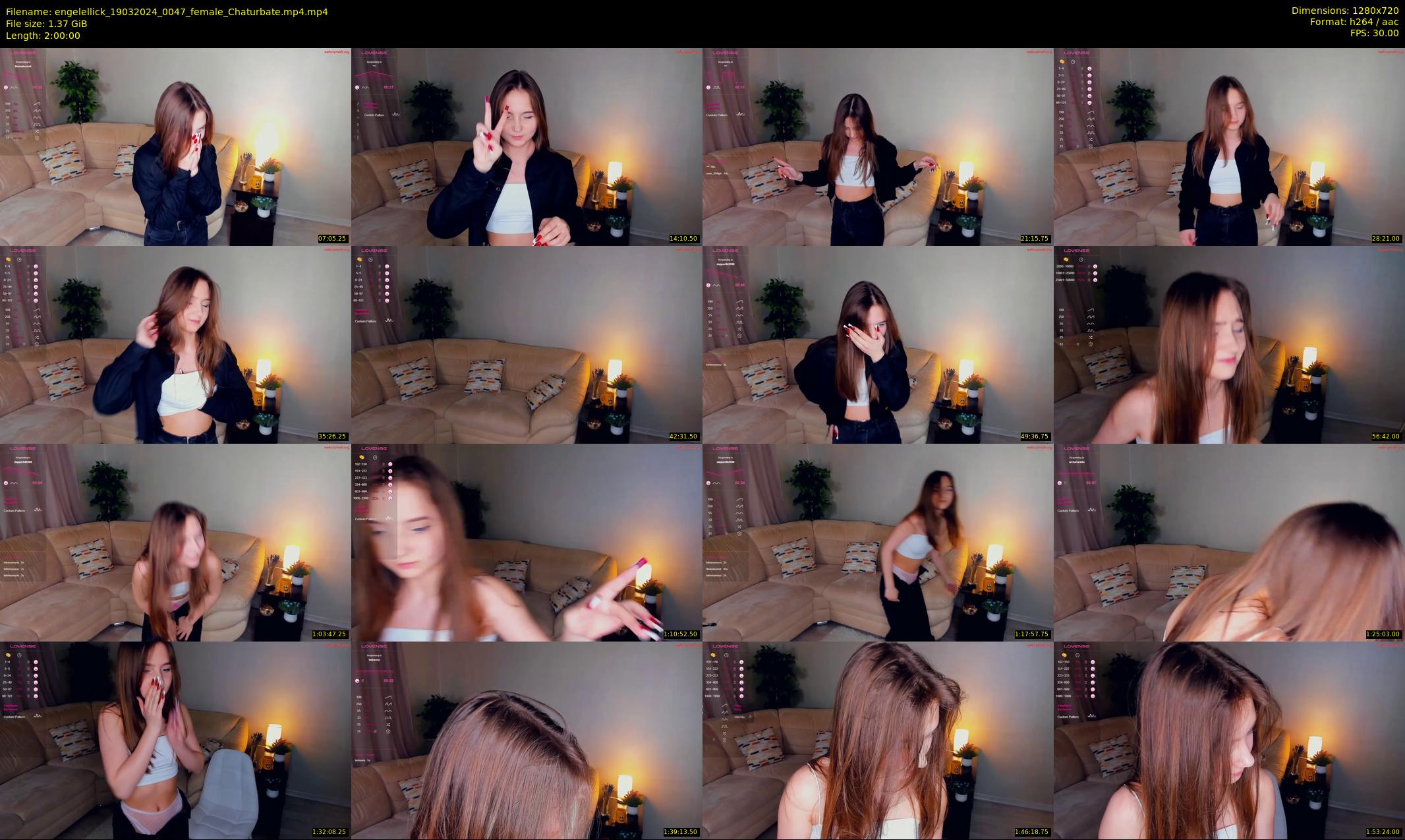 engelellick — 120 minute Chaturbate female cam show recording, 720p, Mar 19, 2024