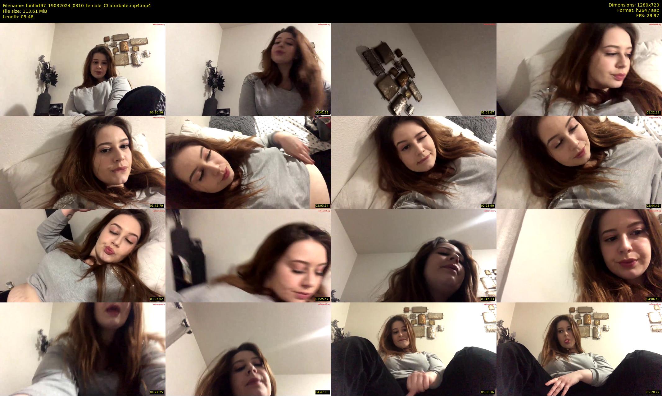funflirt97 — 6 minute Chaturbate female cam show recording, 720p, Mar 19, 2024