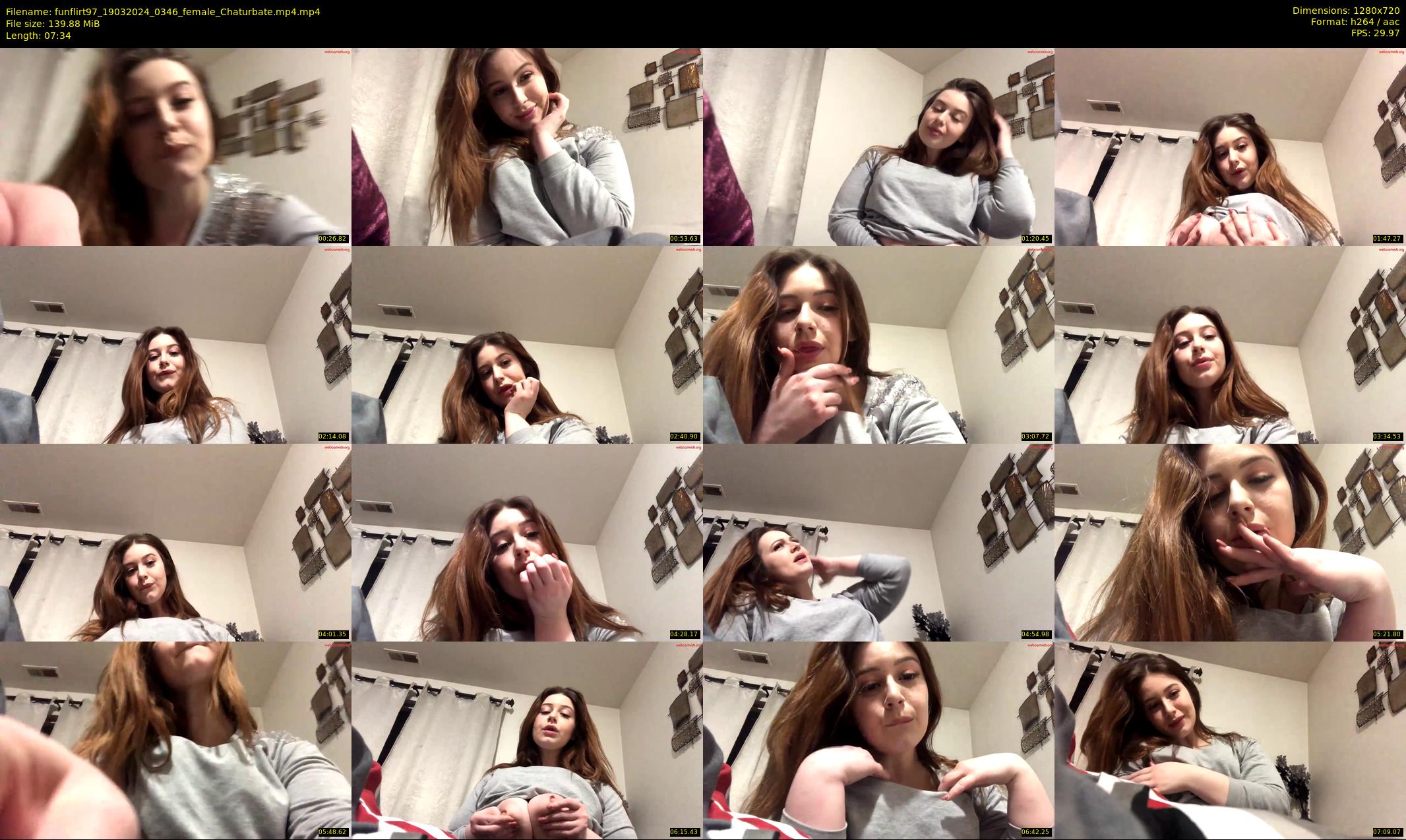 funflirt97 — 8 minute Chaturbate female cam show recording, 720p, Mar 19, 2024
