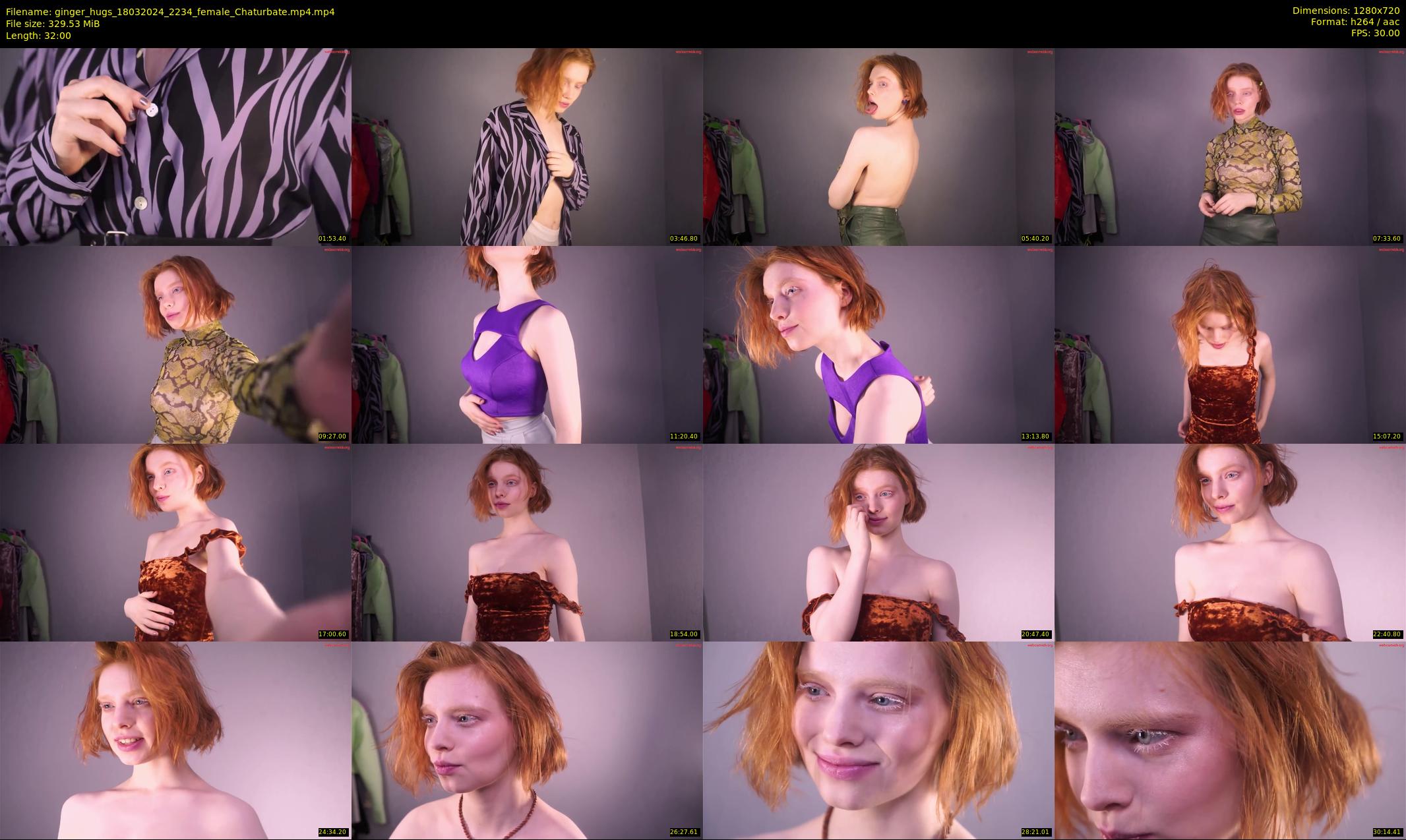 ginger_hugs — 32 minute Chaturbate female cam show recording, 720p, Mar 18, 2024