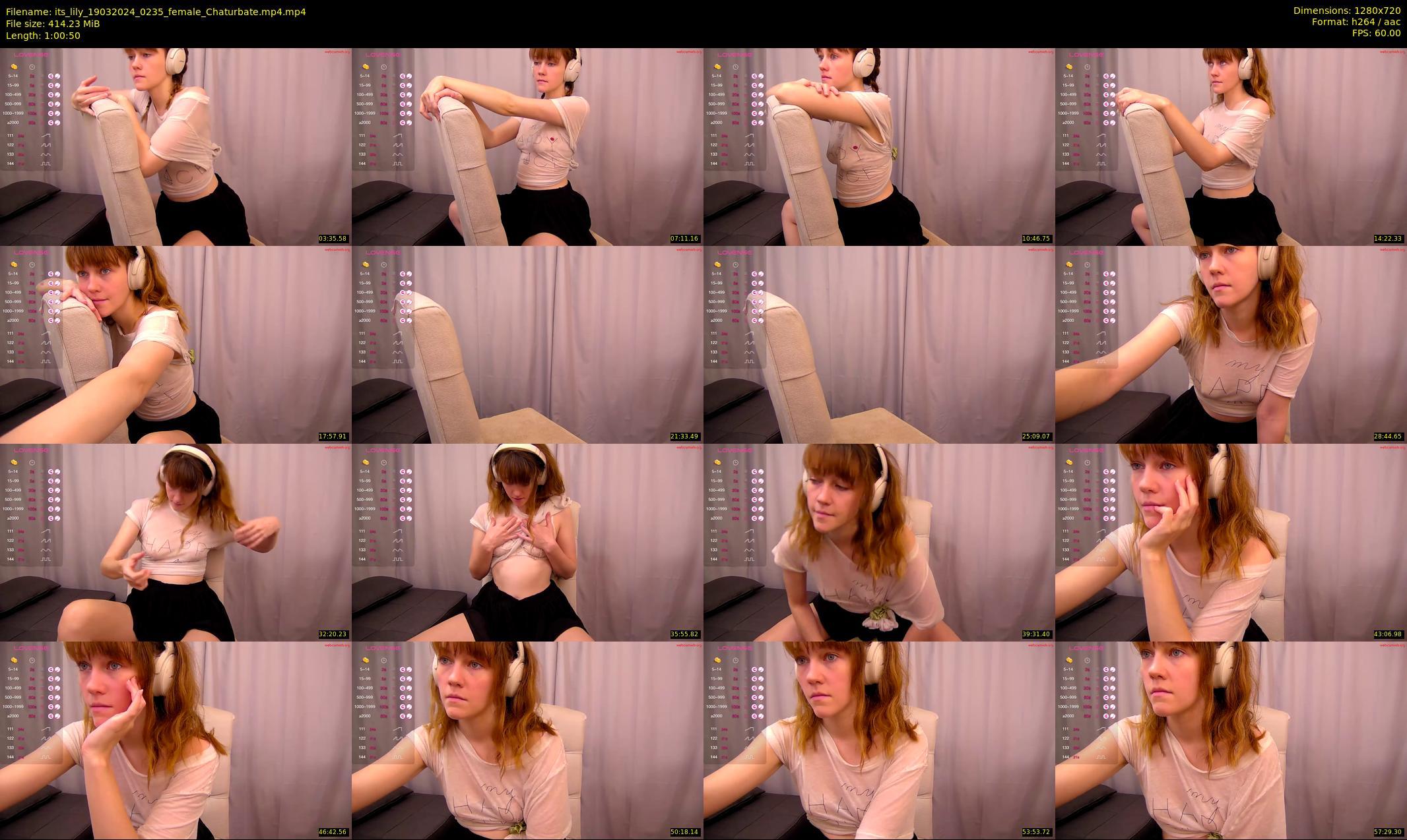 its_lily — 61 minute Chaturbate female cam show recording, 720p, Mar 19, 2024