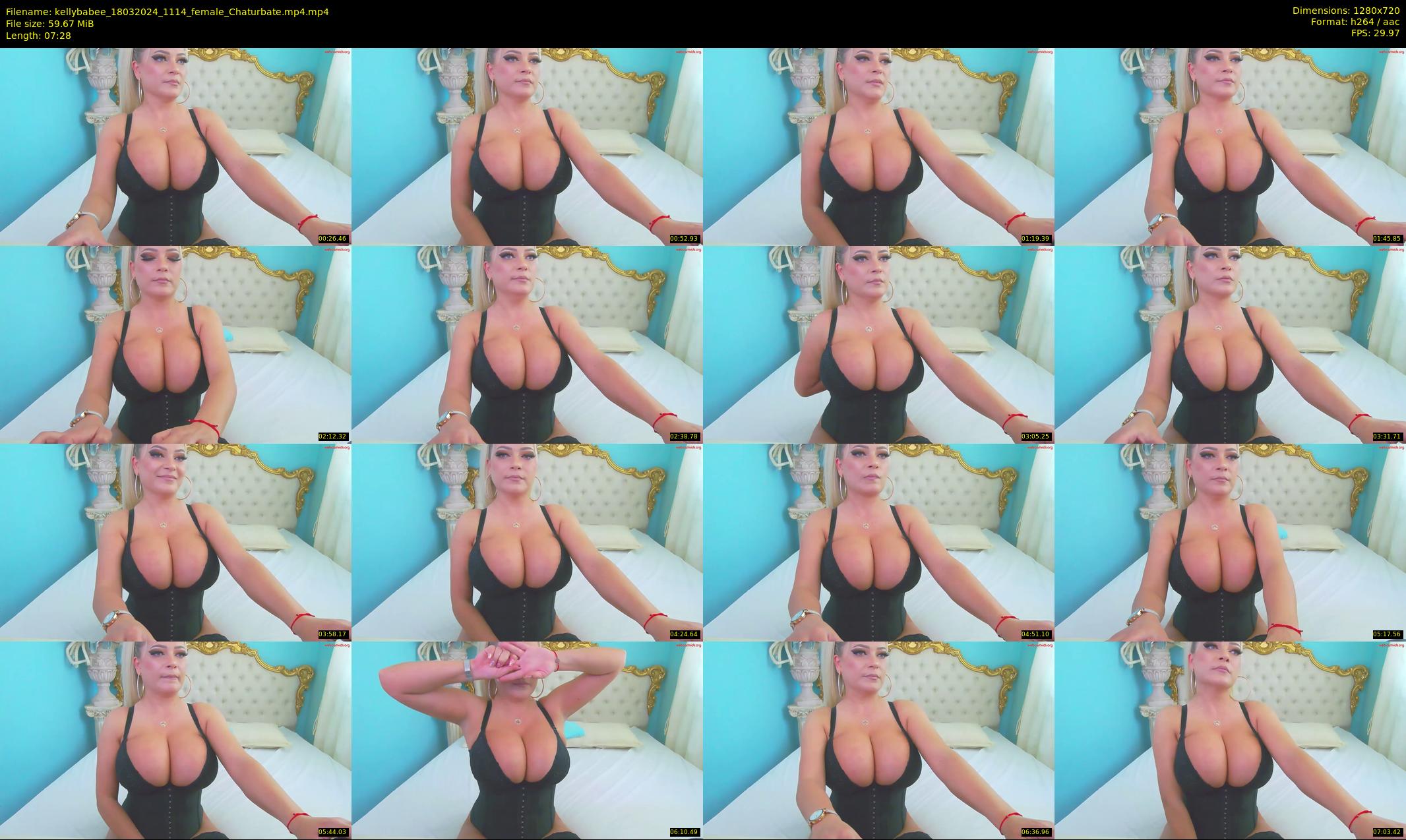 kellybabee — 8 minute Chaturbate female cam show recording, 720p, Mar 18, 2024