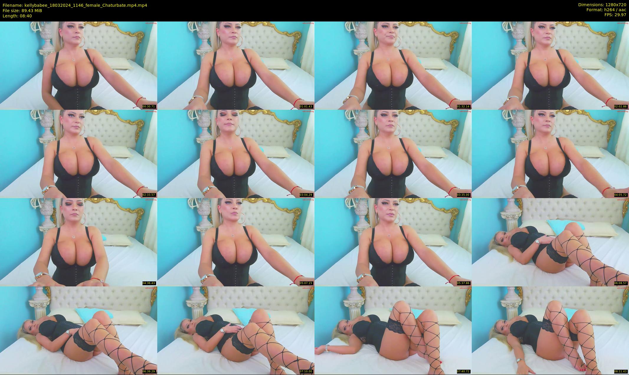 kellybabee — 9 minute Chaturbate female cam show recording, 720p, Mar 18, 2024