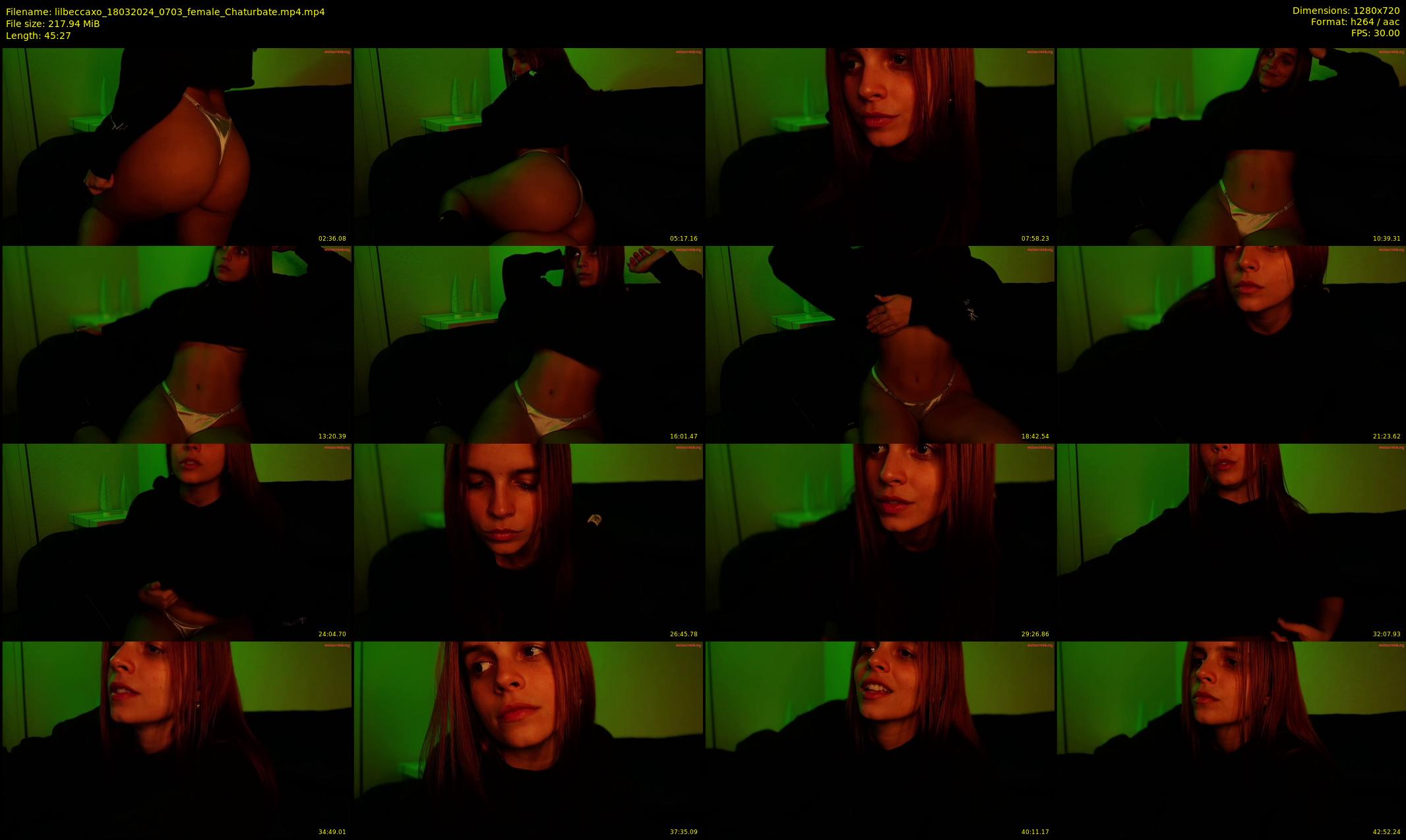 lilbeccaxo — 46 minute Chaturbate female cam show recording, 720p, Mar 18, 2024