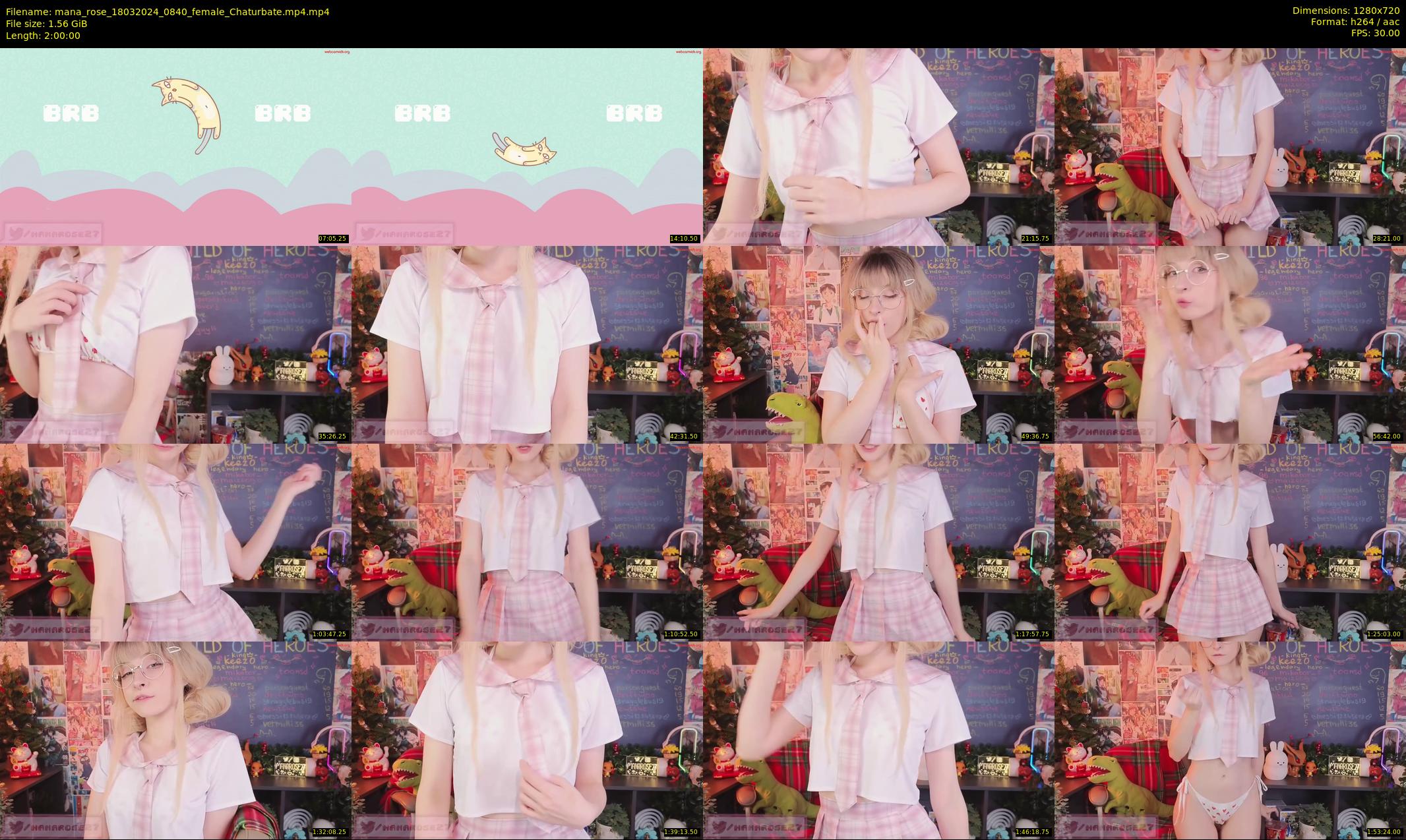mana_rose — 120 minute Chaturbate female cam show recording, 720p, Mar 18, 2024