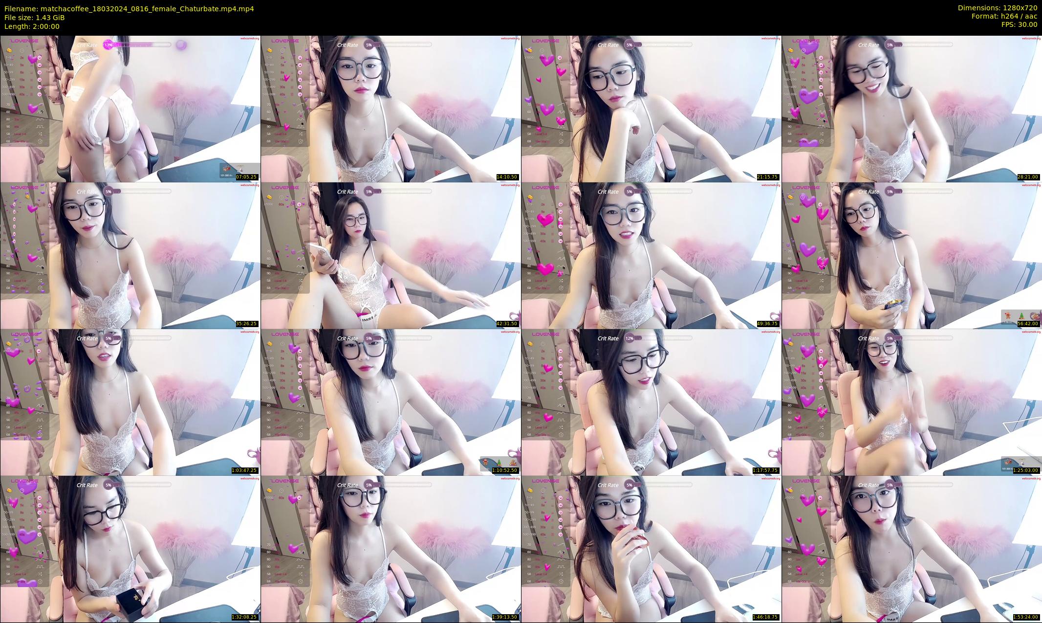 matchacoffee — 120 minute Chaturbate female cam show recording, 720p, Mar 18, 2024