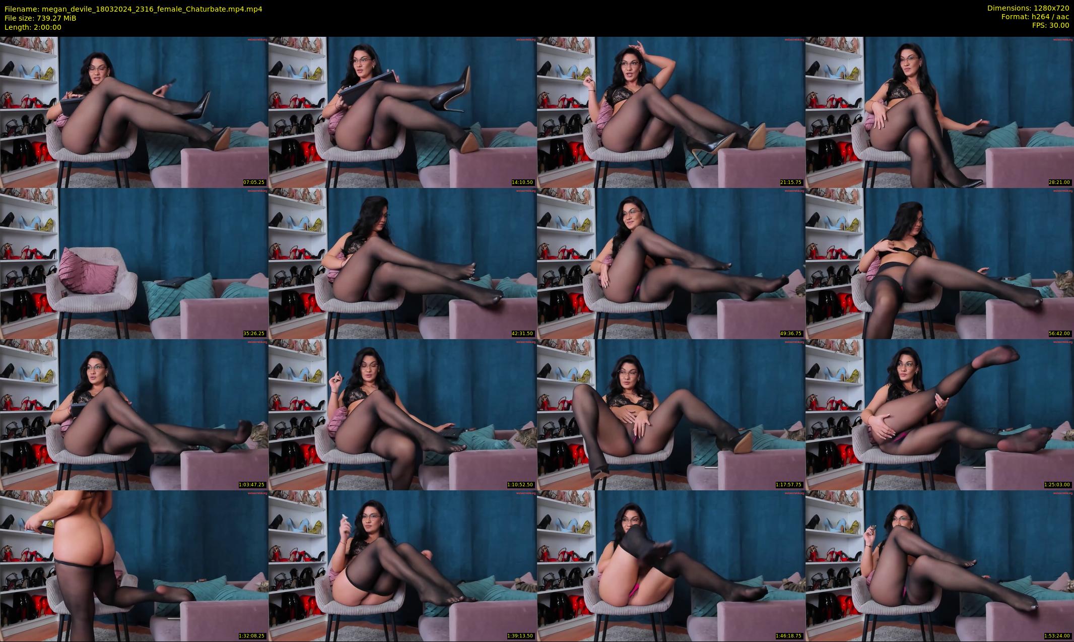 megan_devile — 120 minute Chaturbate female cam show recording, 720p, Mar 18, 2024