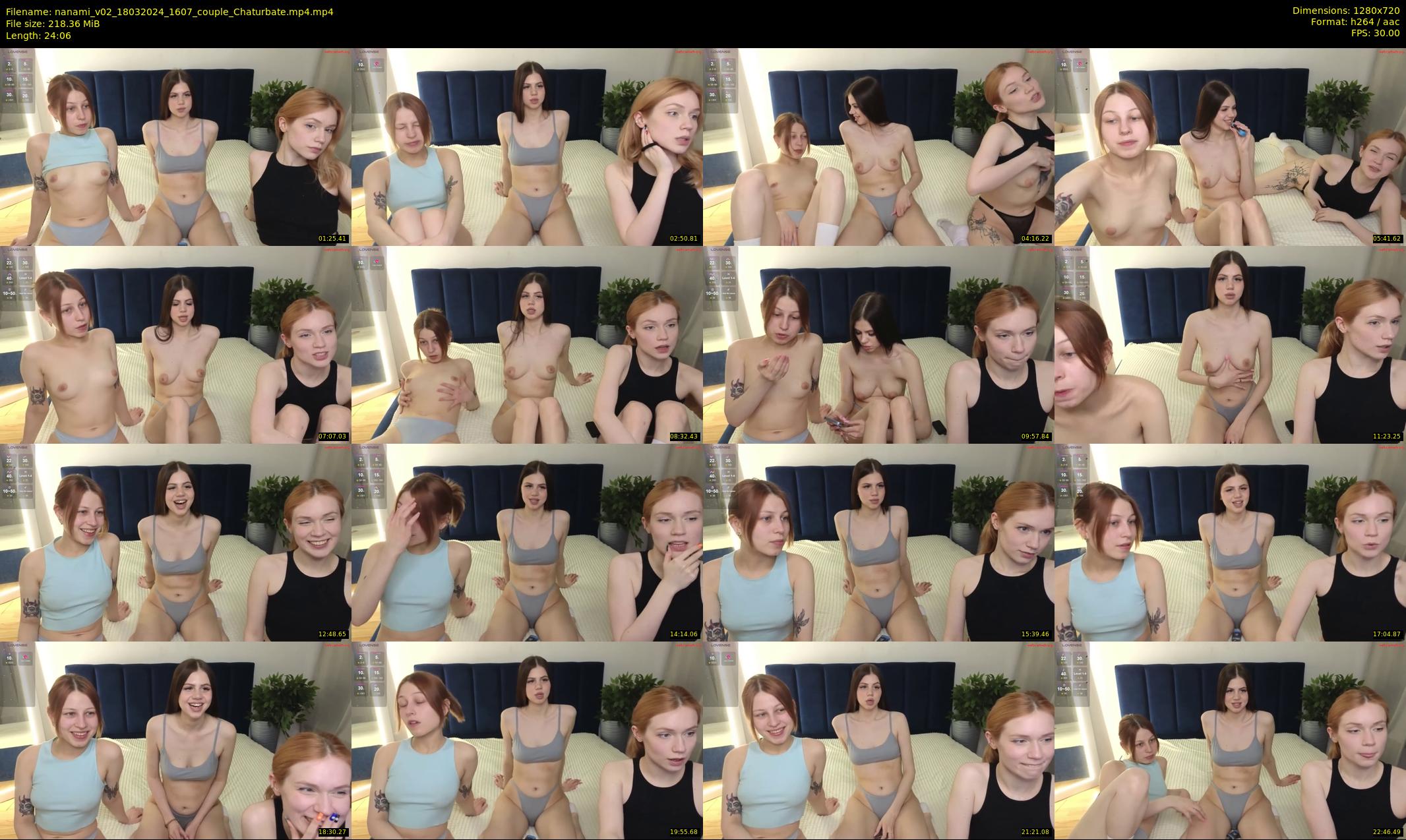 nanami_v02 — 25 minute Chaturbate couple cam show recording, 720p, Mar 18, 2024