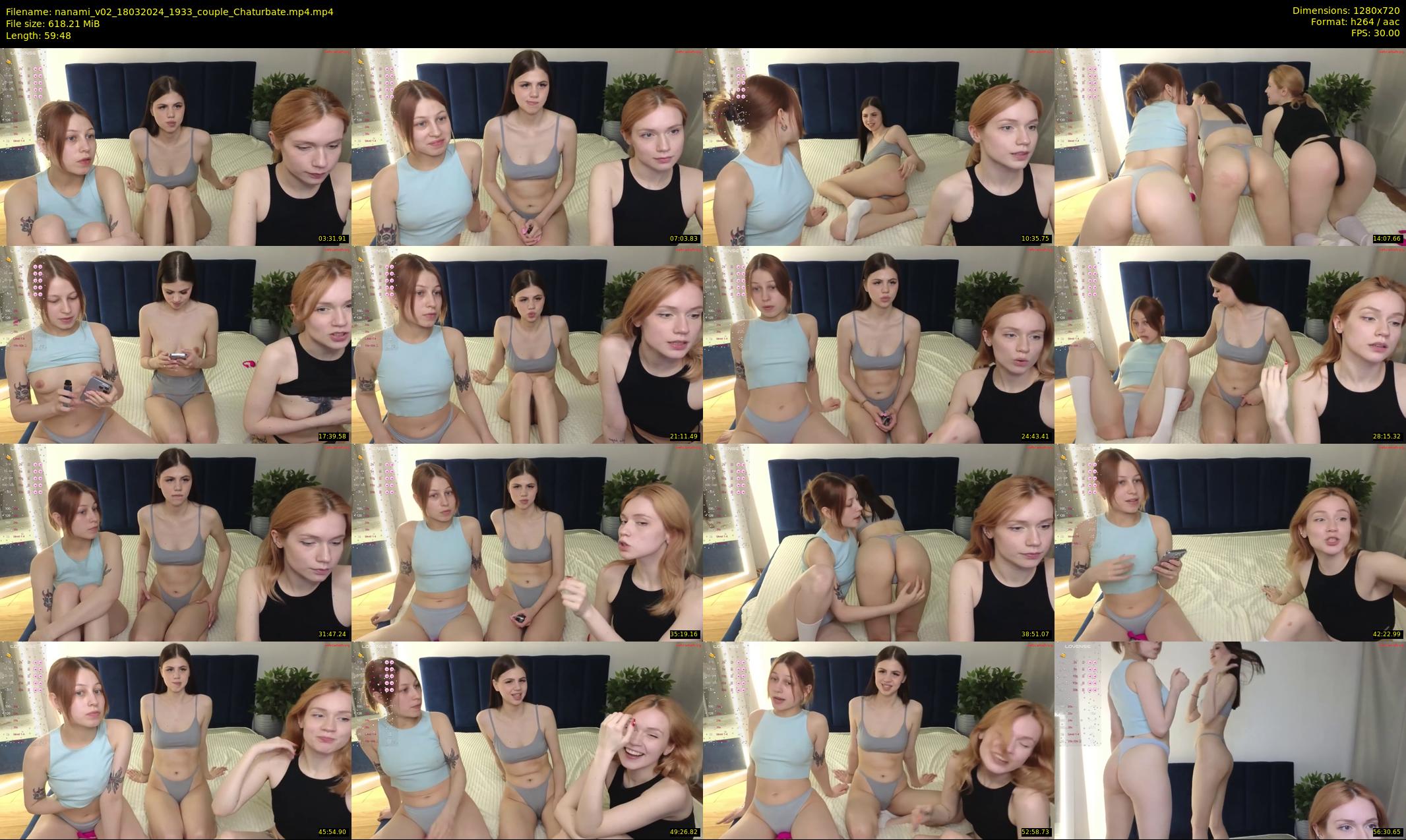 nanami_v02 — 60 minute Chaturbate couple cam show recording, 720p, Mar 18, 2024