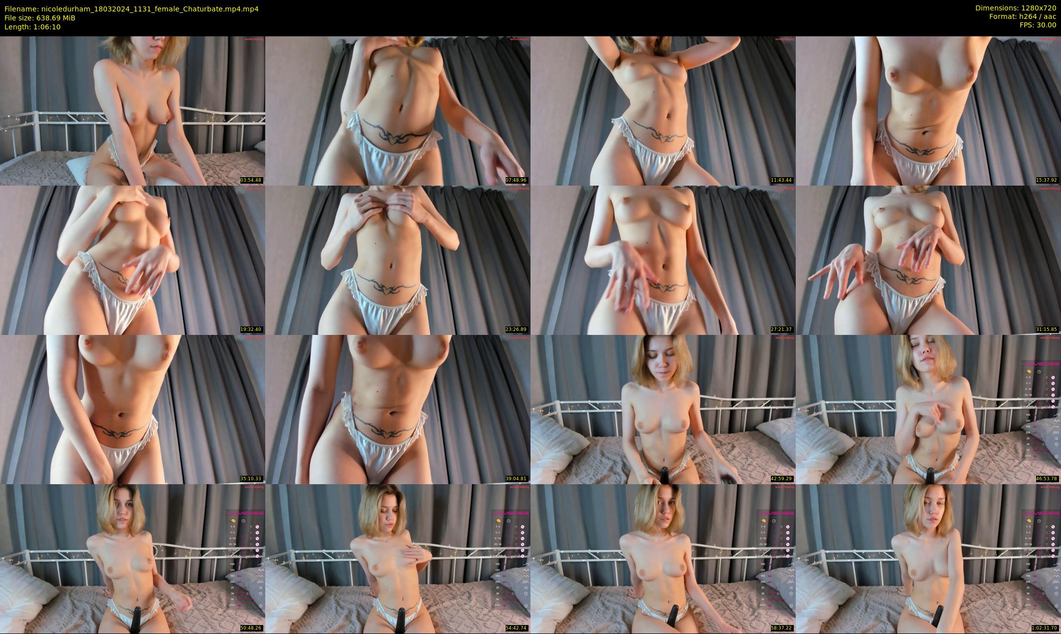 nicoledurham — 67 minute Chaturbate female cam show recording, 720p, Mar 18, 2024