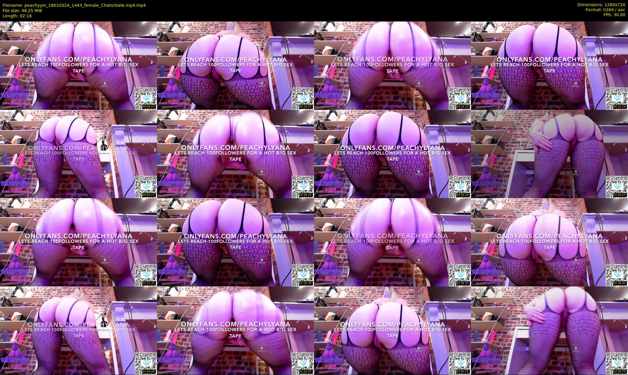 peachyym — 3 minute Chaturbate female cam show recording, 720p, Mar 18, 2024