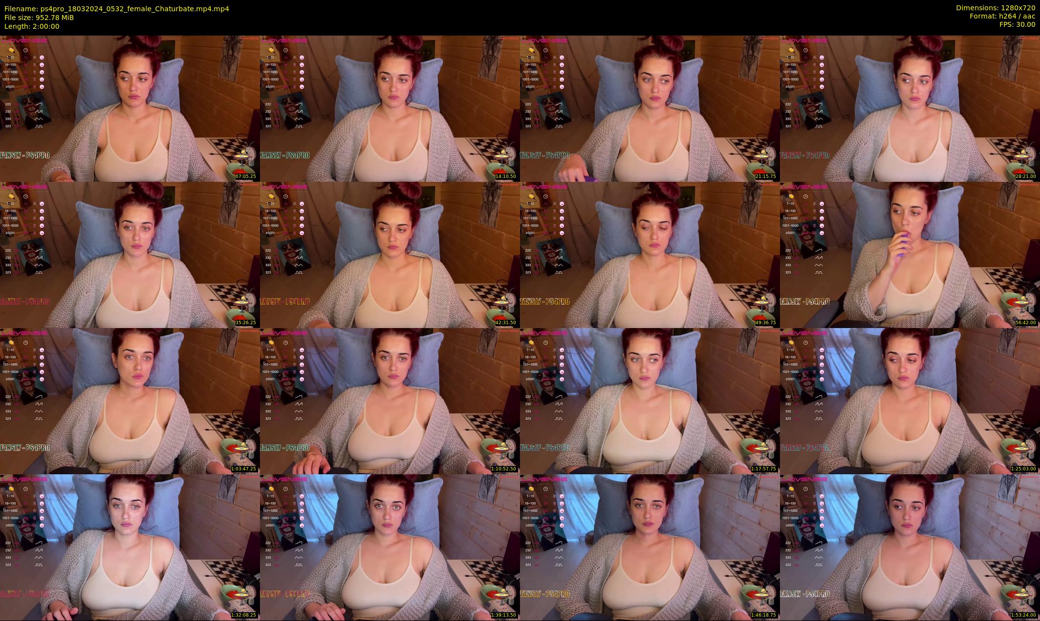 ps4pro — 120 minute Chaturbate female cam show recording, 720p, Mar 18, 2024