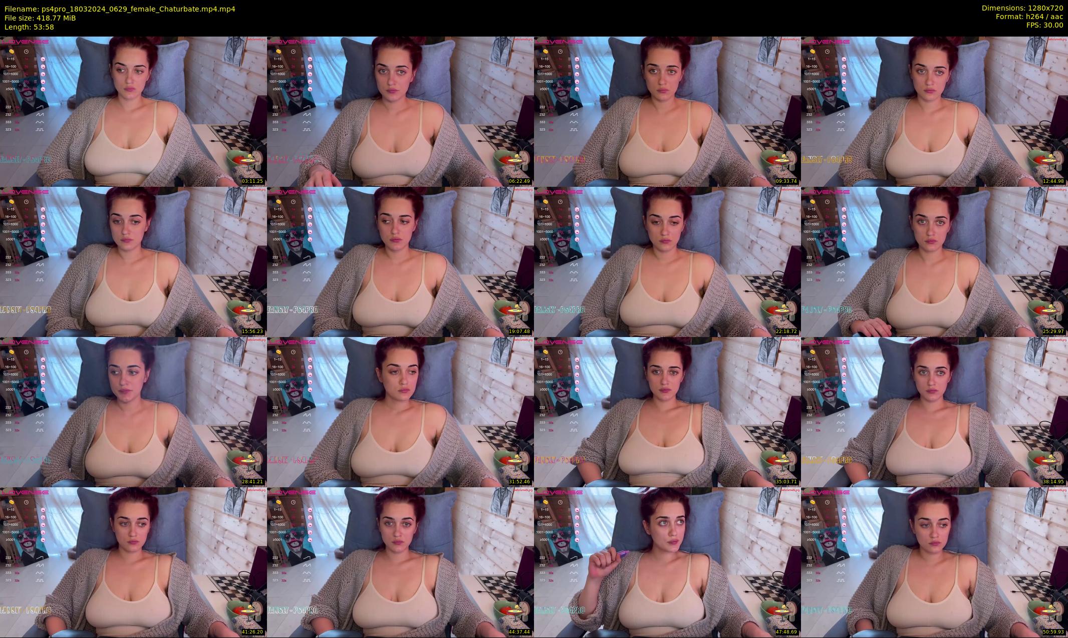 ps4pro — 54 minute Chaturbate female cam show recording, 720p, Mar 18, 2024