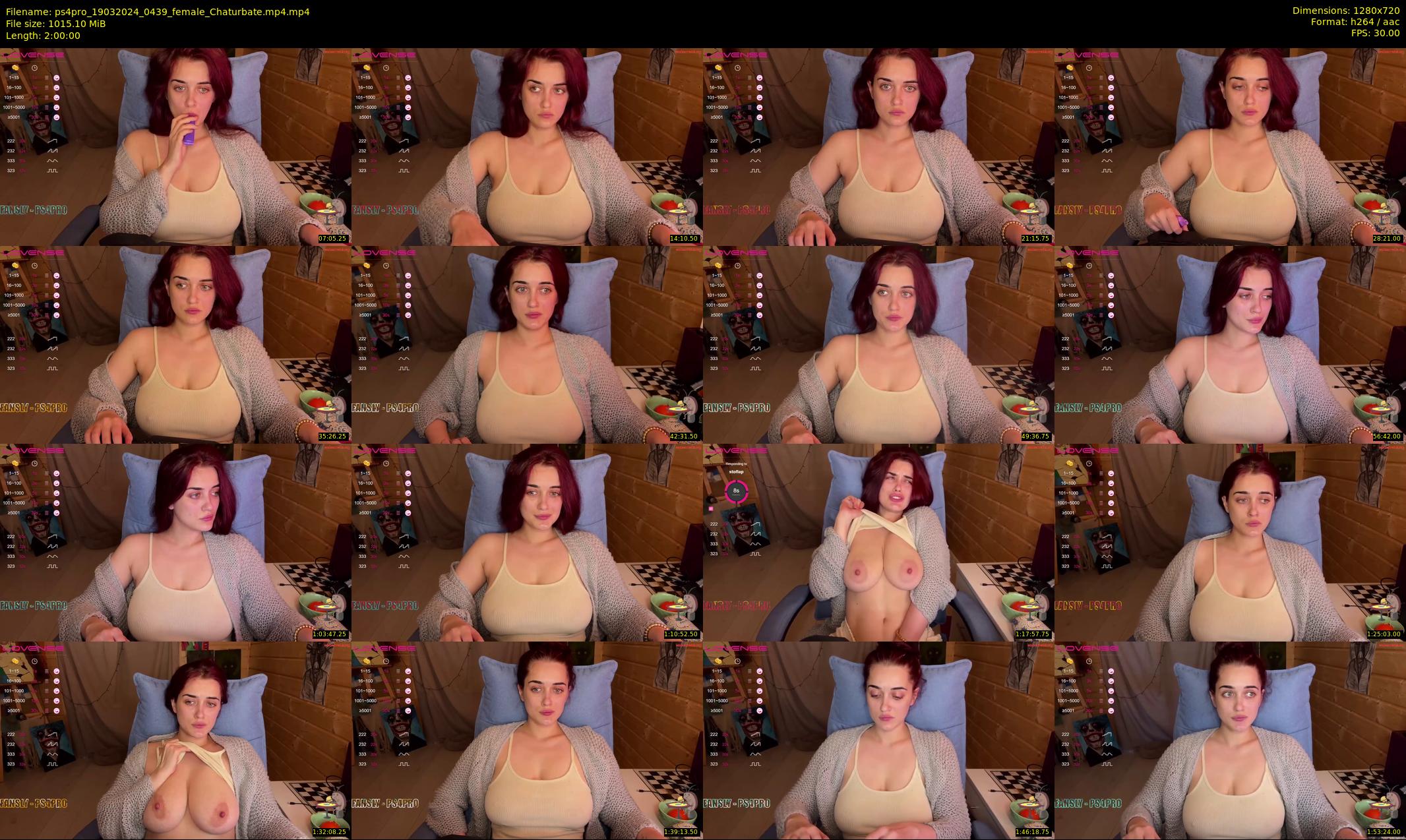 ps4pro — 120 minute Chaturbate female cam show recording, 720p, Mar 19, 2024