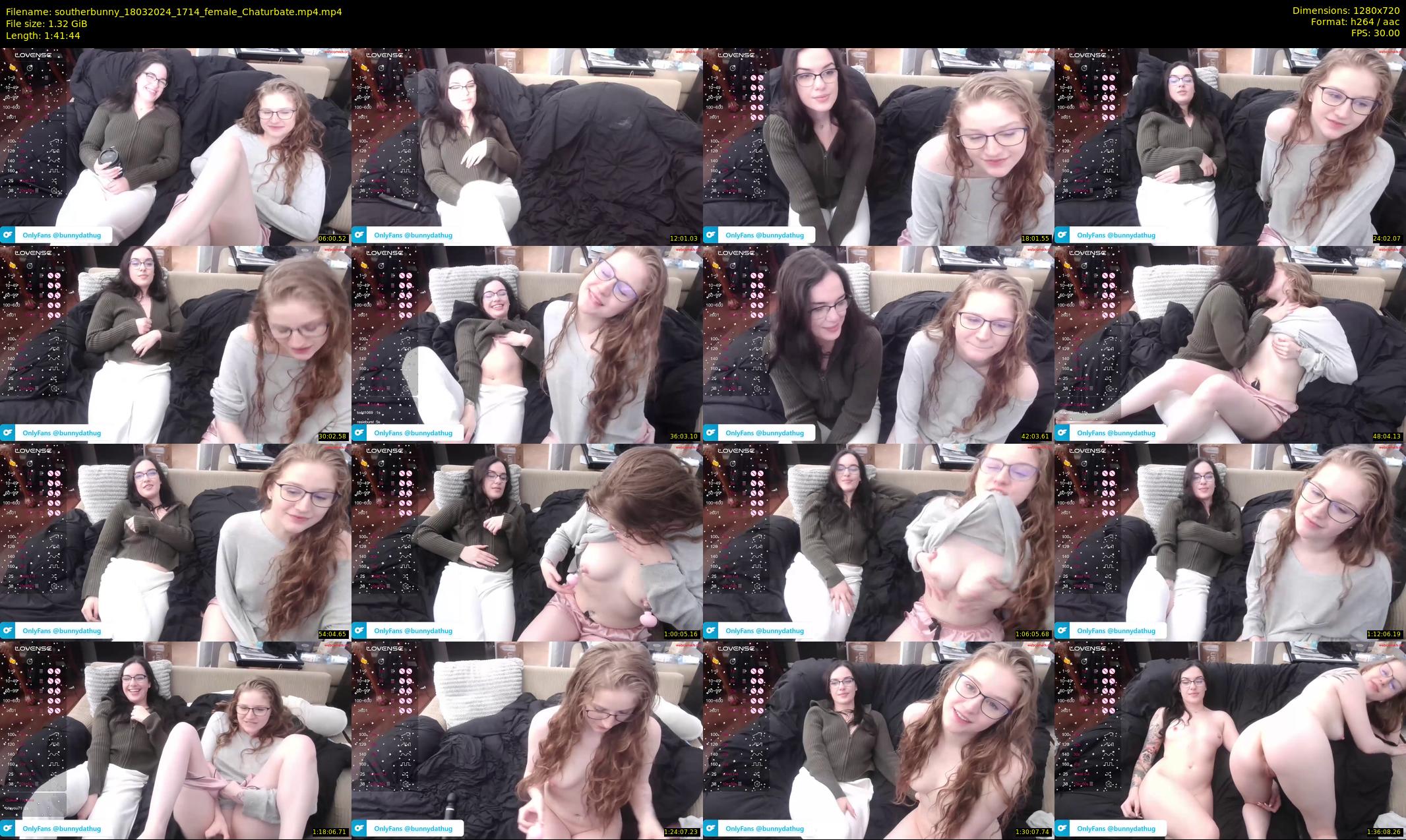 southerbunny — 102 minute Chaturbate female cam show recording, 720p, Mar 18, 2024