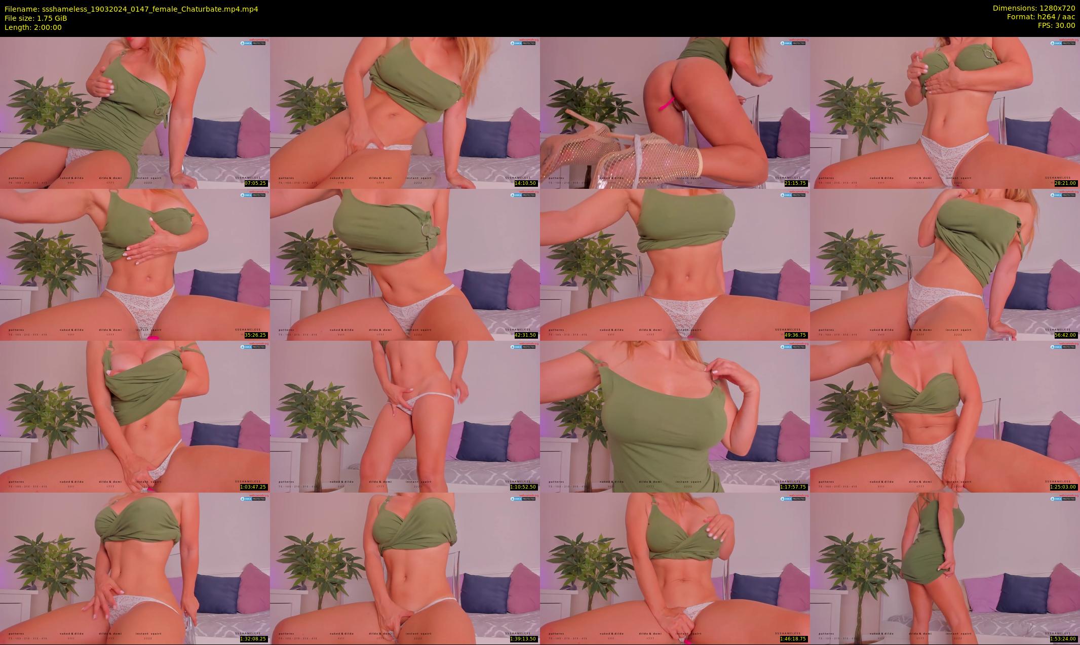 ssshameless — 120 minute Chaturbate female cam show recording, 720p, Mar 19, 2024