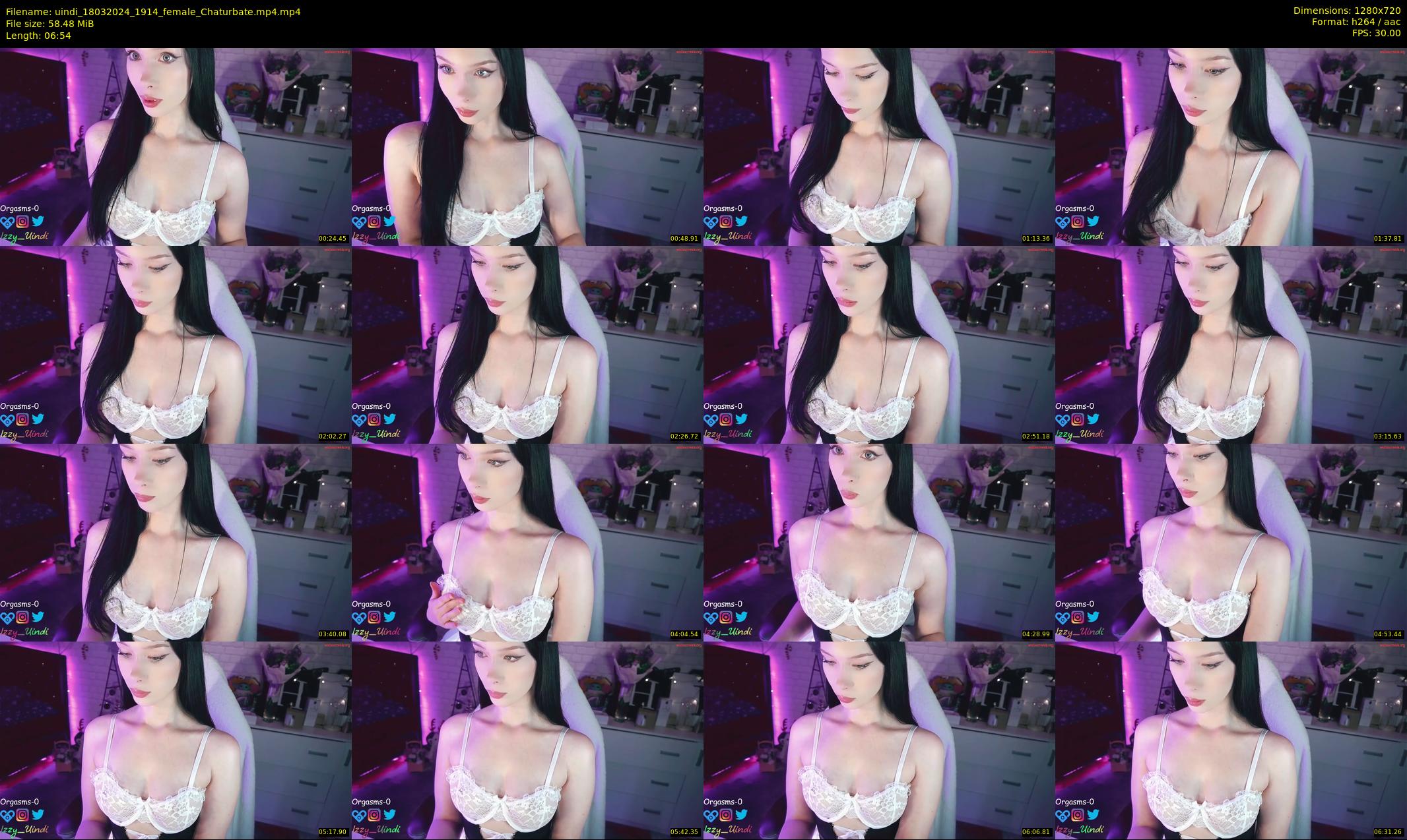 uindi — 7 minute Chaturbate female cam show recording, 720p, Mar 18, 2024