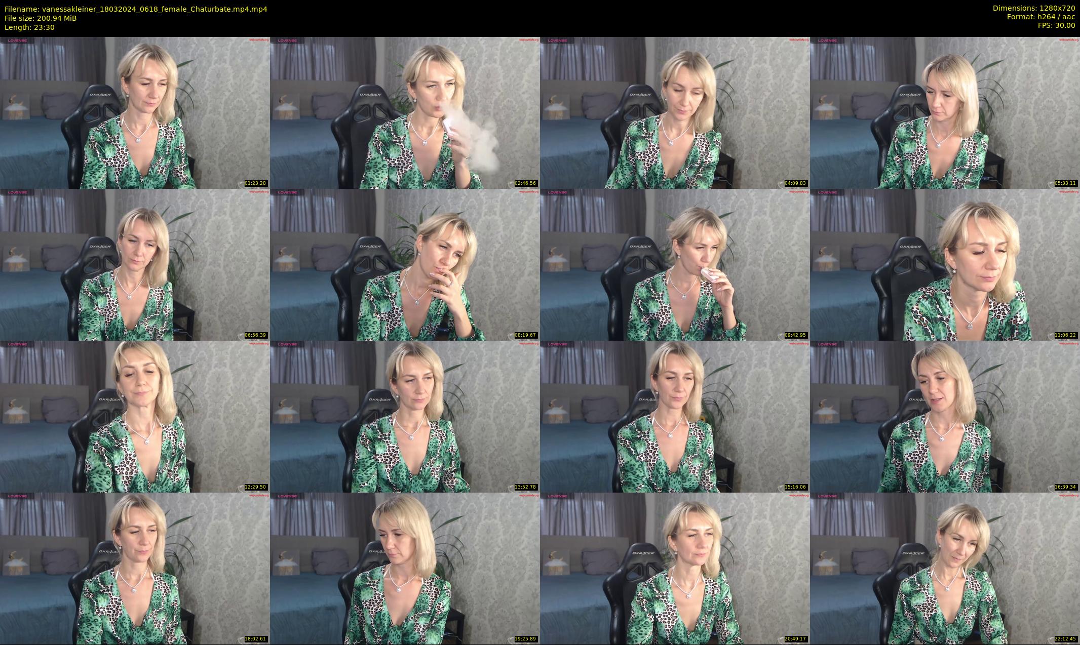 vanessakleiner — 24 minute Chaturbate female cam show recording, 720p, Mar 18, 2024