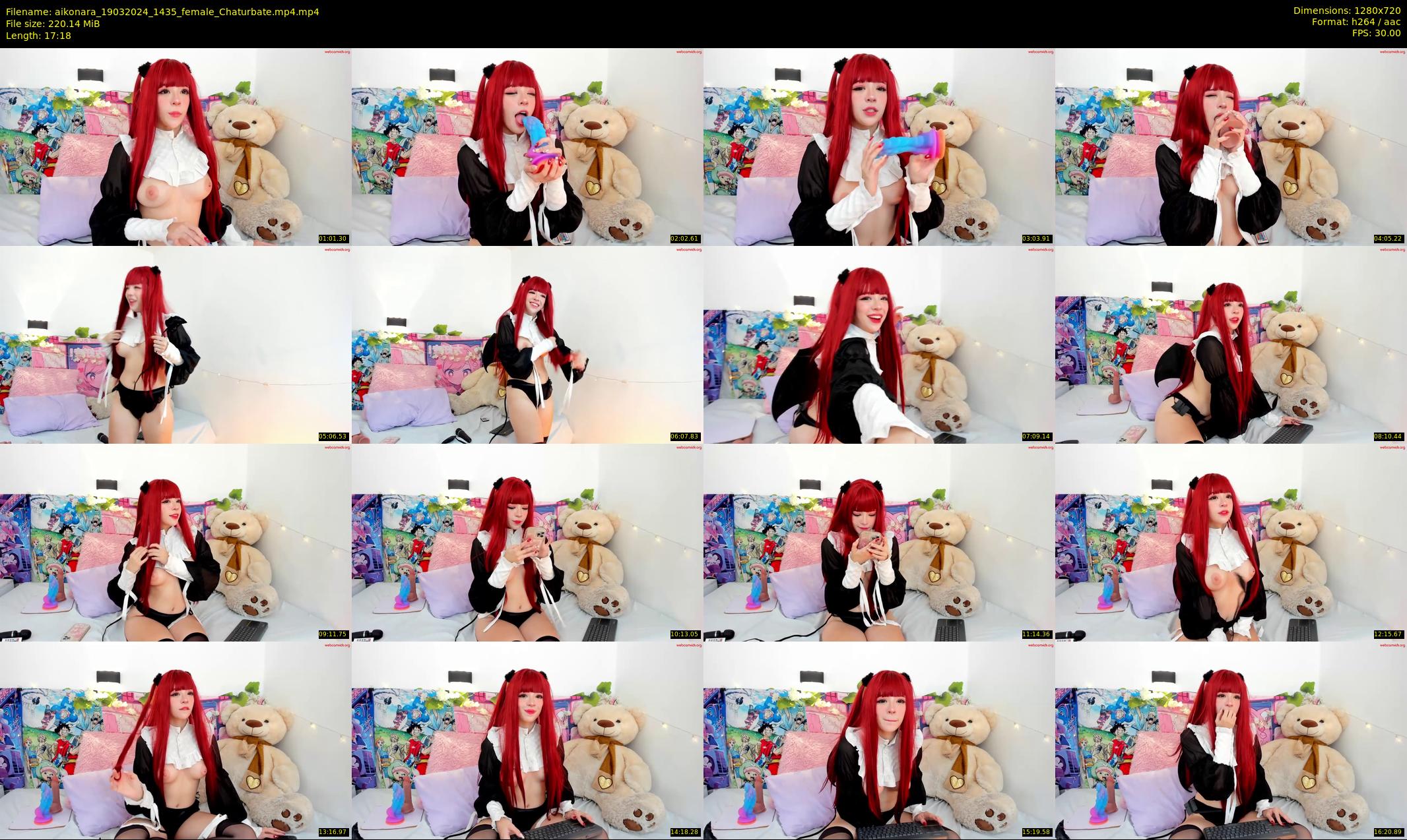 aikonara — 18 minute Chaturbate female cam show recording, 720p, Mar 19, 2024