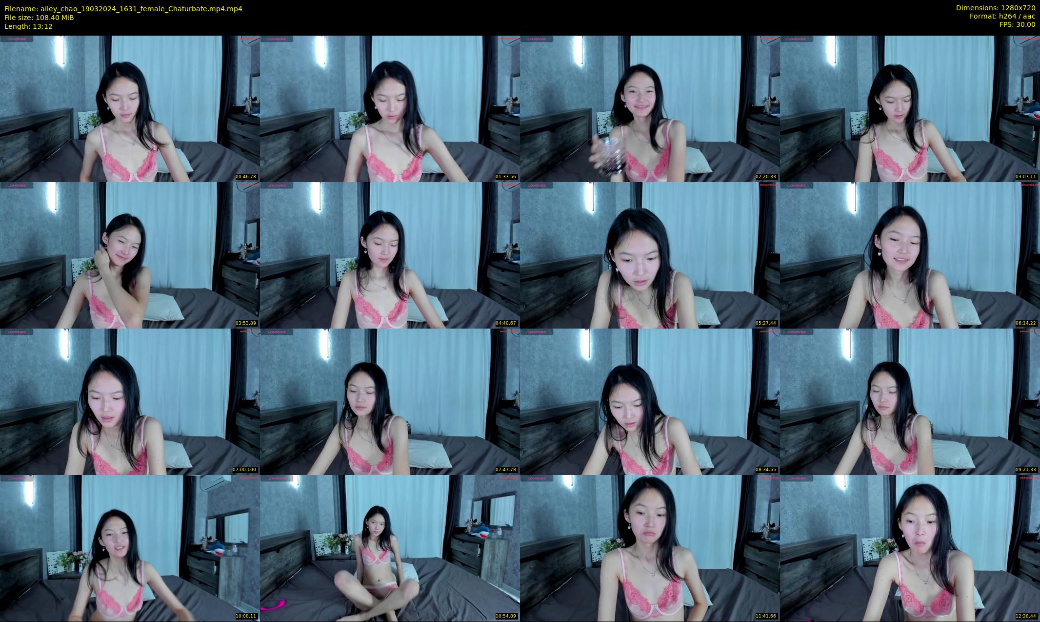 ailey_chao — 14 minute Chaturbate female cam show recording, 720p, Mar 19, 2024