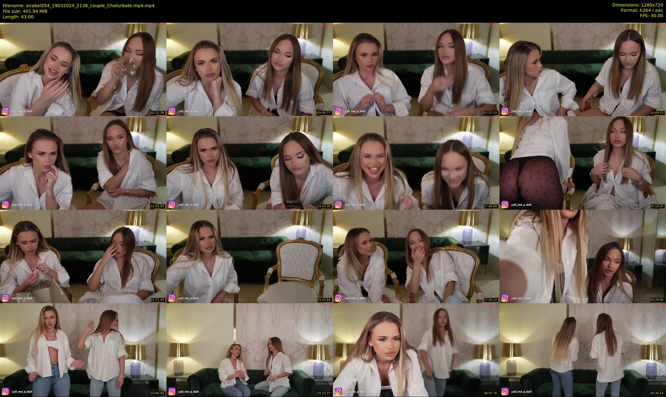 anabel054 — 43 minute Chaturbate female cam show recording, 720p, Mar 19, 2024