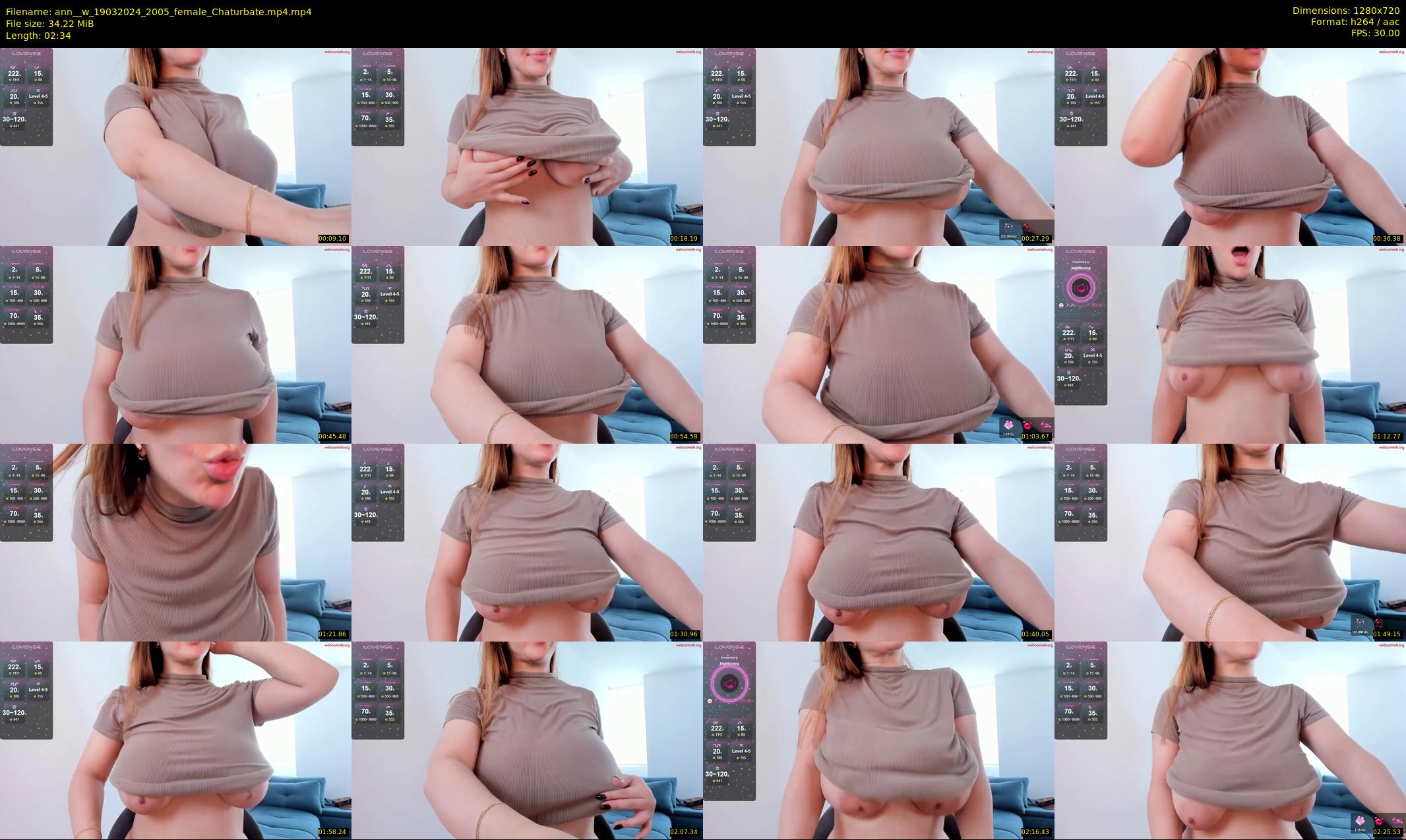 ann__w — 3 minute Chaturbate female cam show recording, 720p, Mar 19, 2024