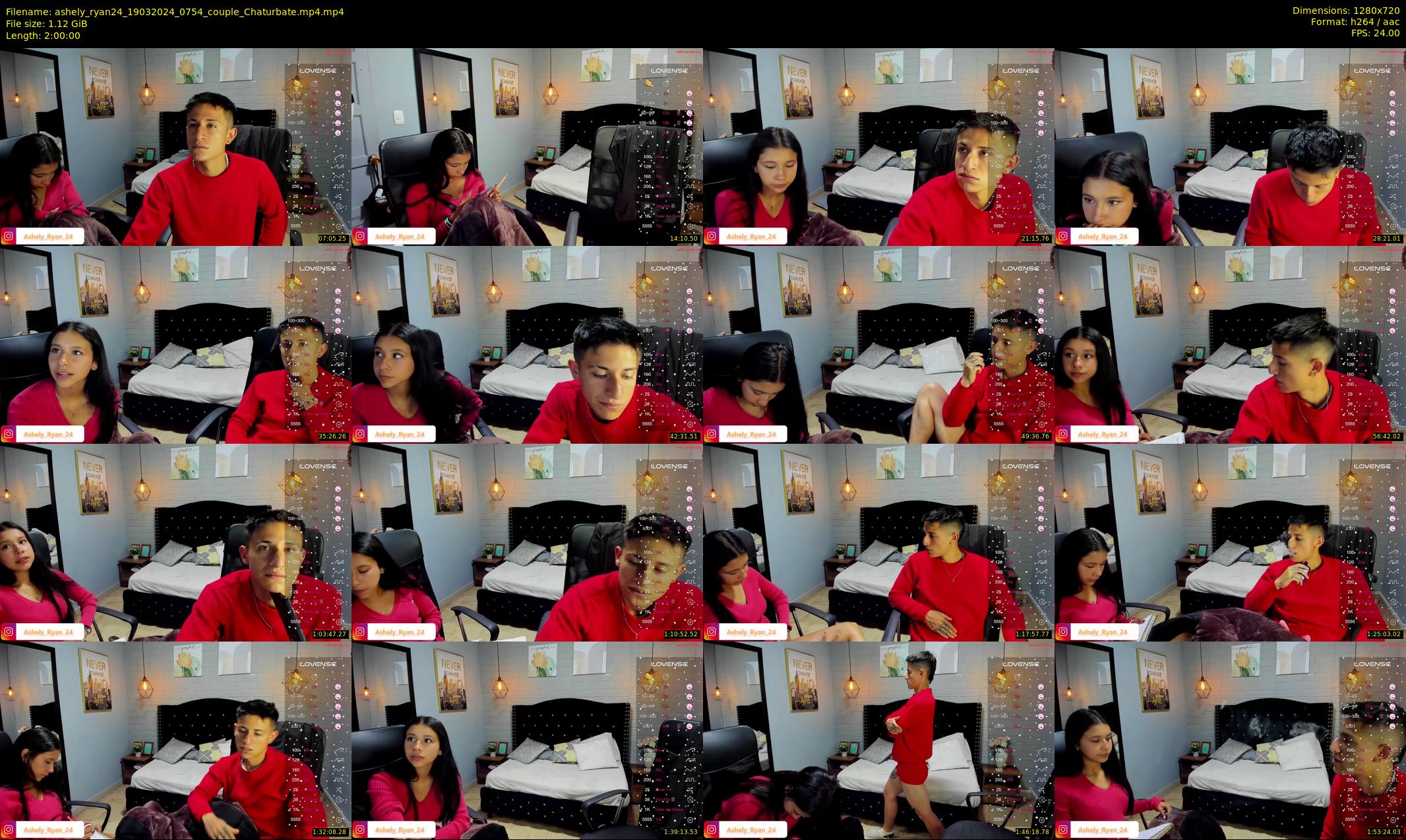 ashely_ryan24 — 120 minute Chaturbate couple cam show recording, 720p, Mar 19, 2024