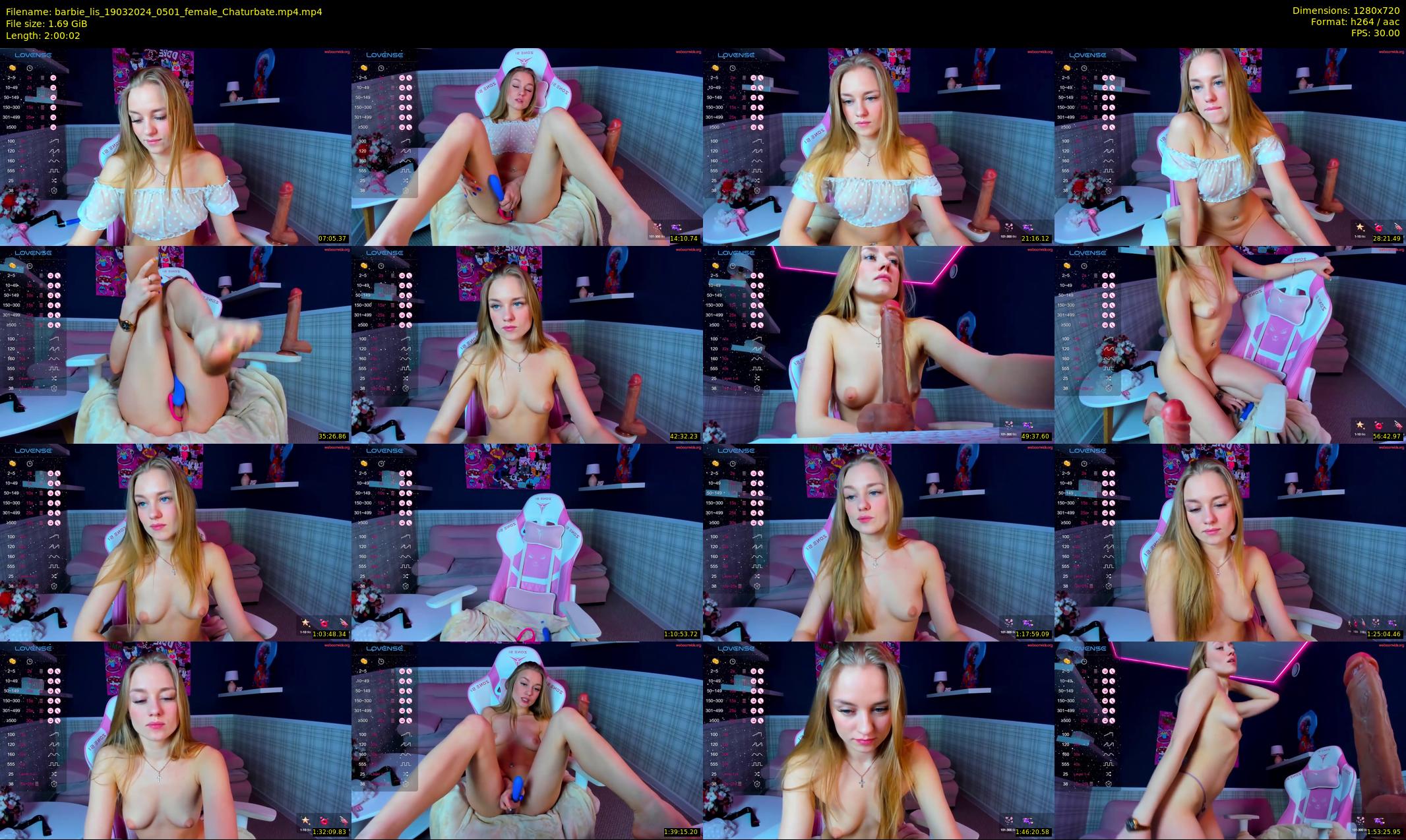 barbie_lis — 121 minute Chaturbate female cam show recording, 720p, Mar 19, 2024