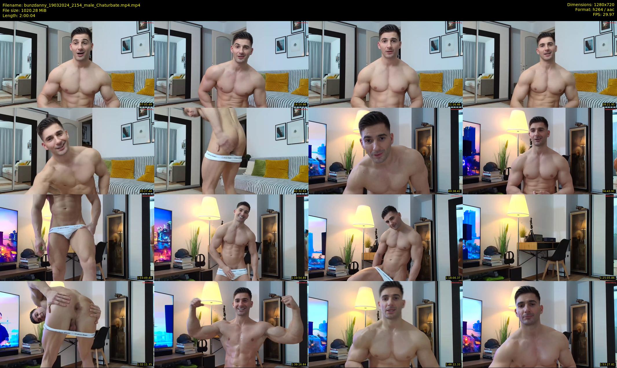 bunzdanny — 121 minute Chaturbate male cam show recording, 720p, Mar 19, 2024
