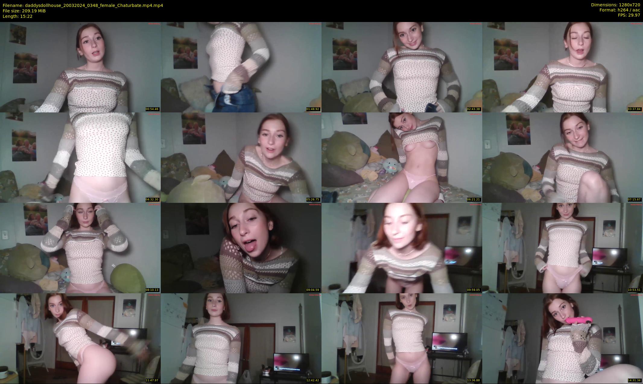 daddysdollhouse — 16 minute Chaturbate female cam show recording, 720p, Mar 20, 2024