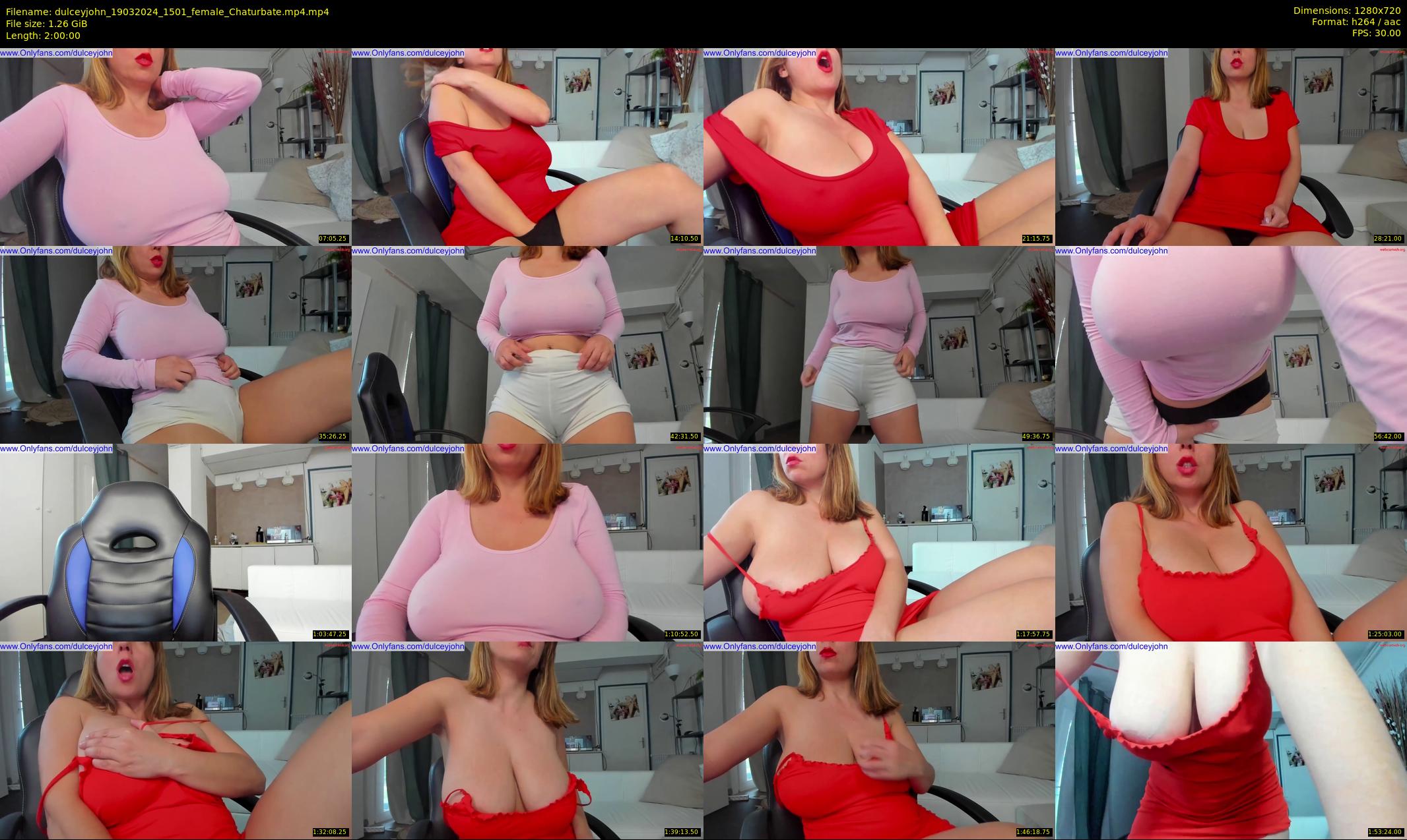 dulceyjohn — 120 minute Chaturbate female cam show recording, 720p, Mar 19, 2024