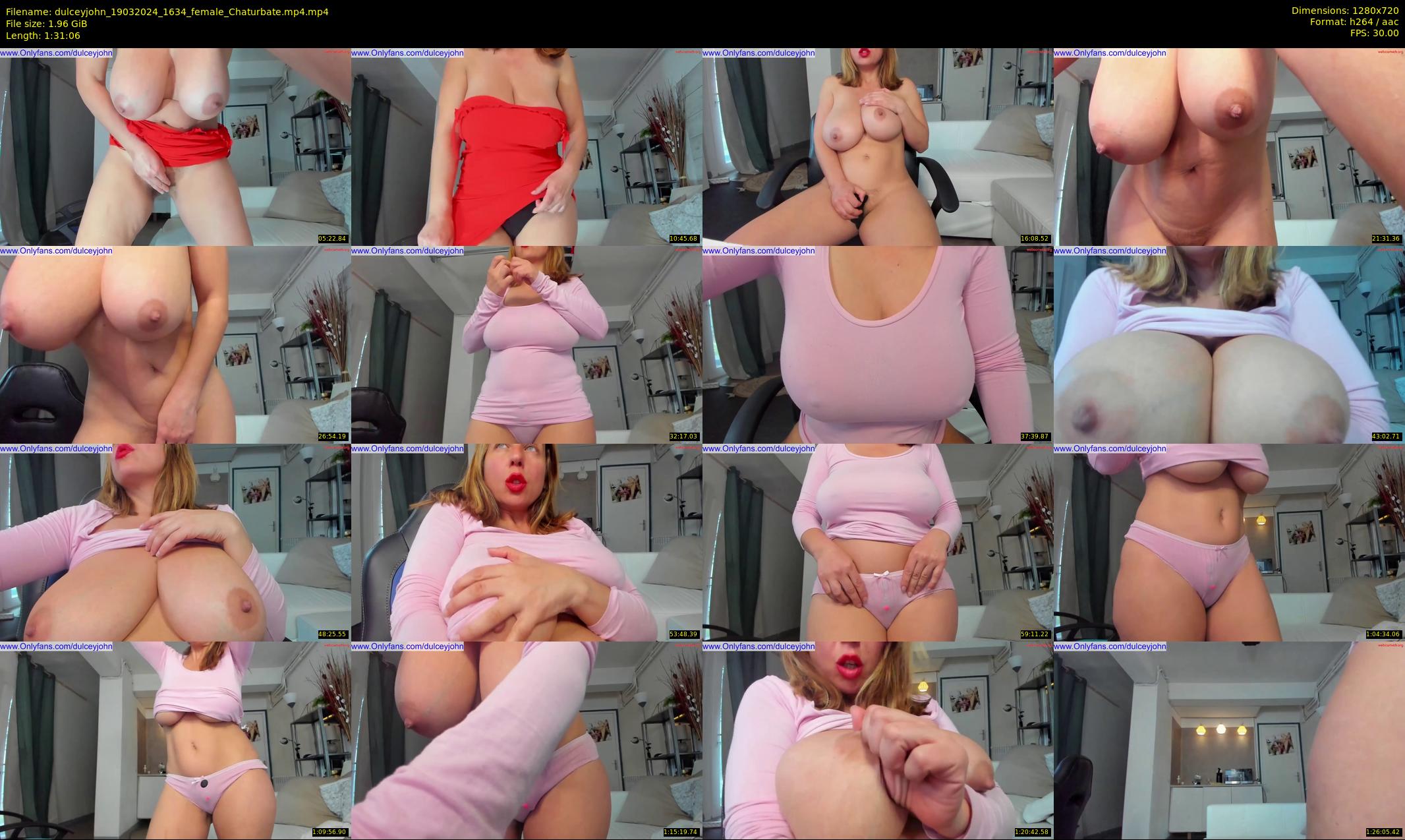 dulceyjohn — 92 minute Chaturbate female cam show recording, 720p, Mar 19, 2024