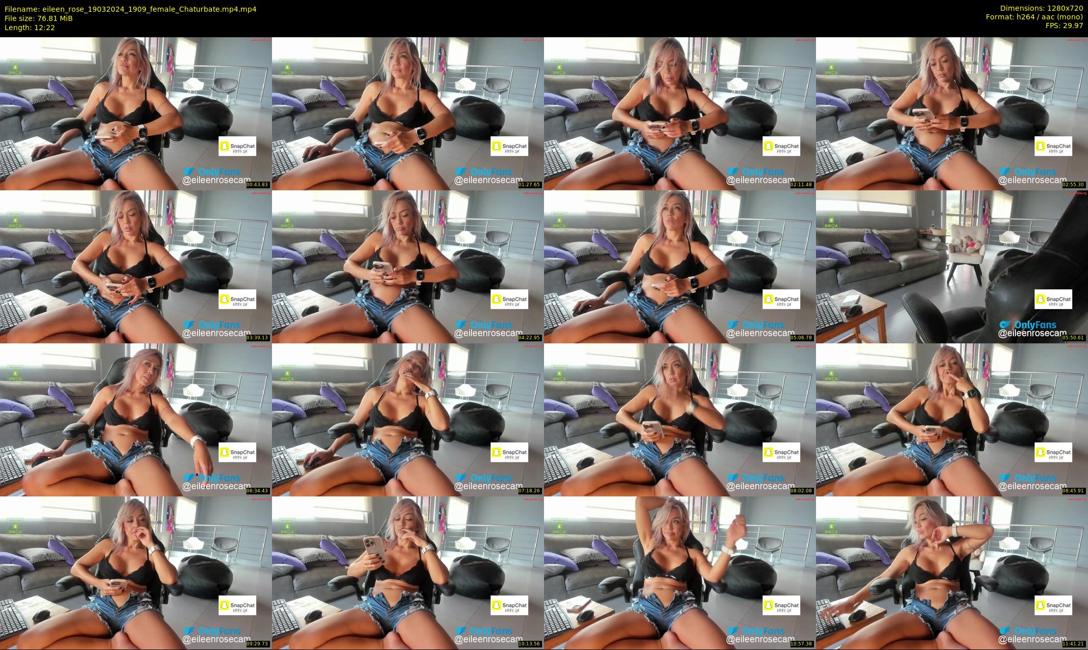 eileen_rose — 13 minute Chaturbate female cam show recording, 720p, Mar 19, 2024