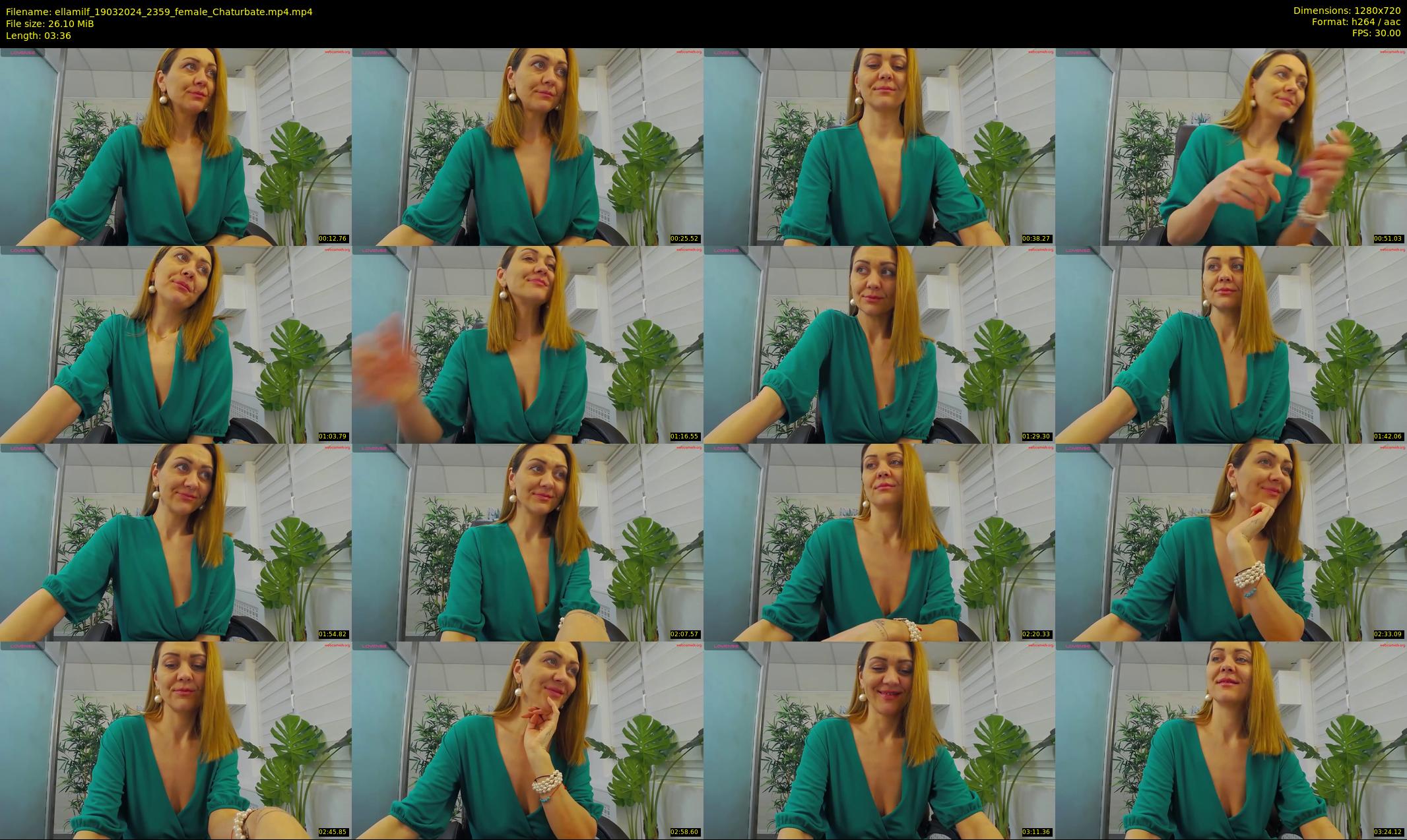 ellamilf — 4 minute Chaturbate female cam show recording, 720p, Mar 19, 2024