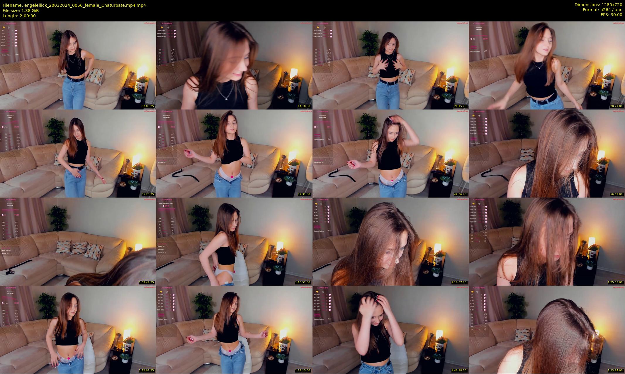 engelellick — 120 minute Chaturbate female cam show recording, 720p, Mar 20, 2024