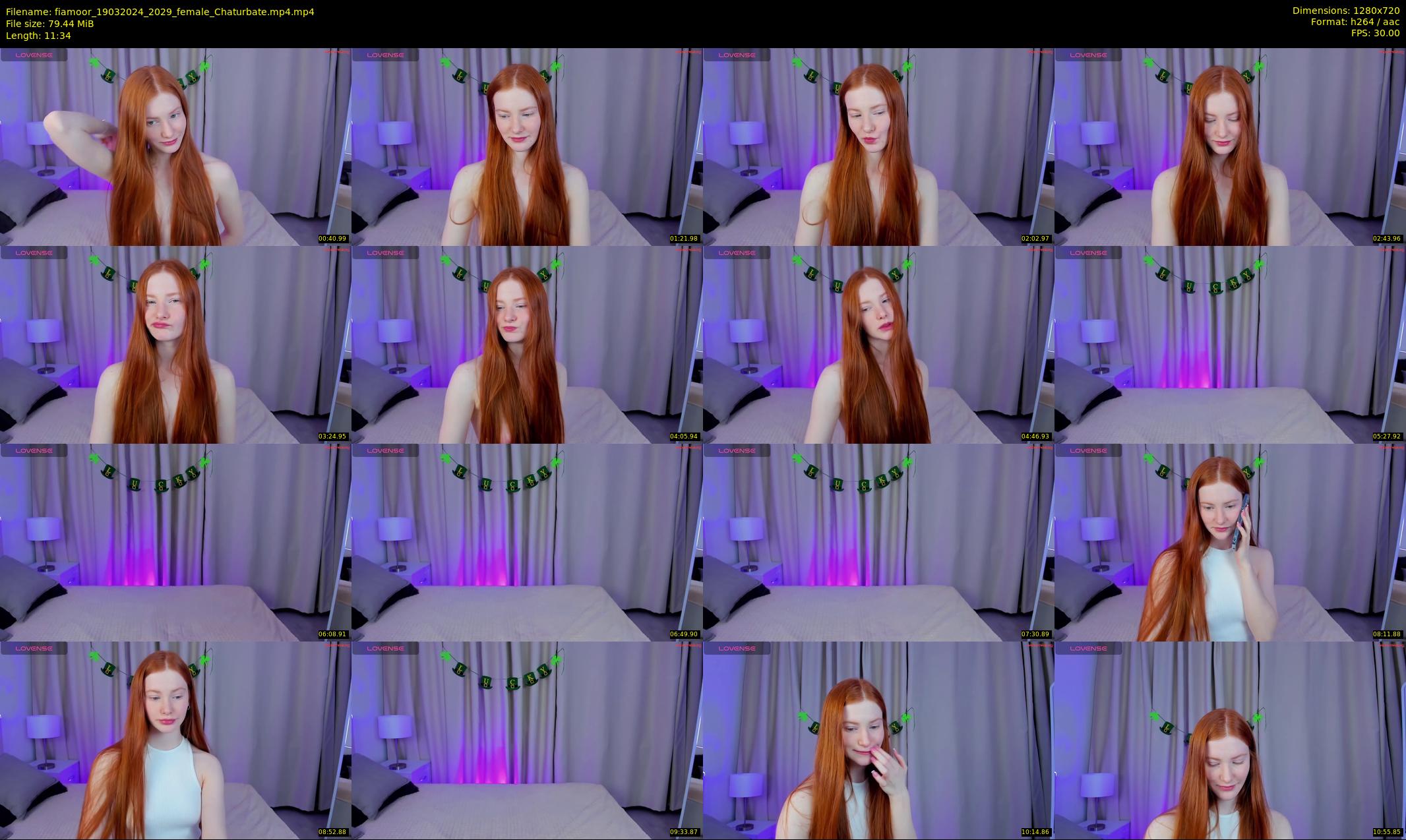 fiamoor — 12 minute Chaturbate female cam show recording, 720p, Mar 19, 2024
