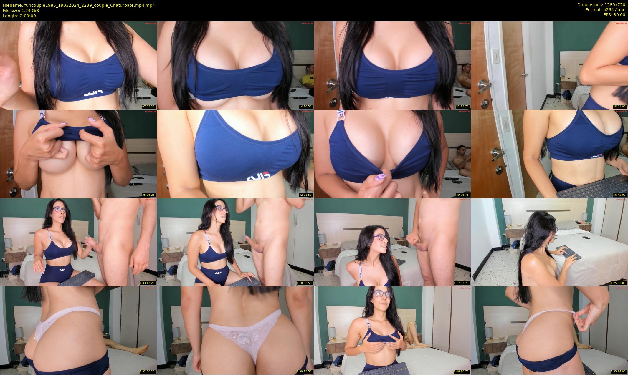 funcouple1985 — 120 minute Chaturbate couple cam show recording, 720p, Mar 19, 2024