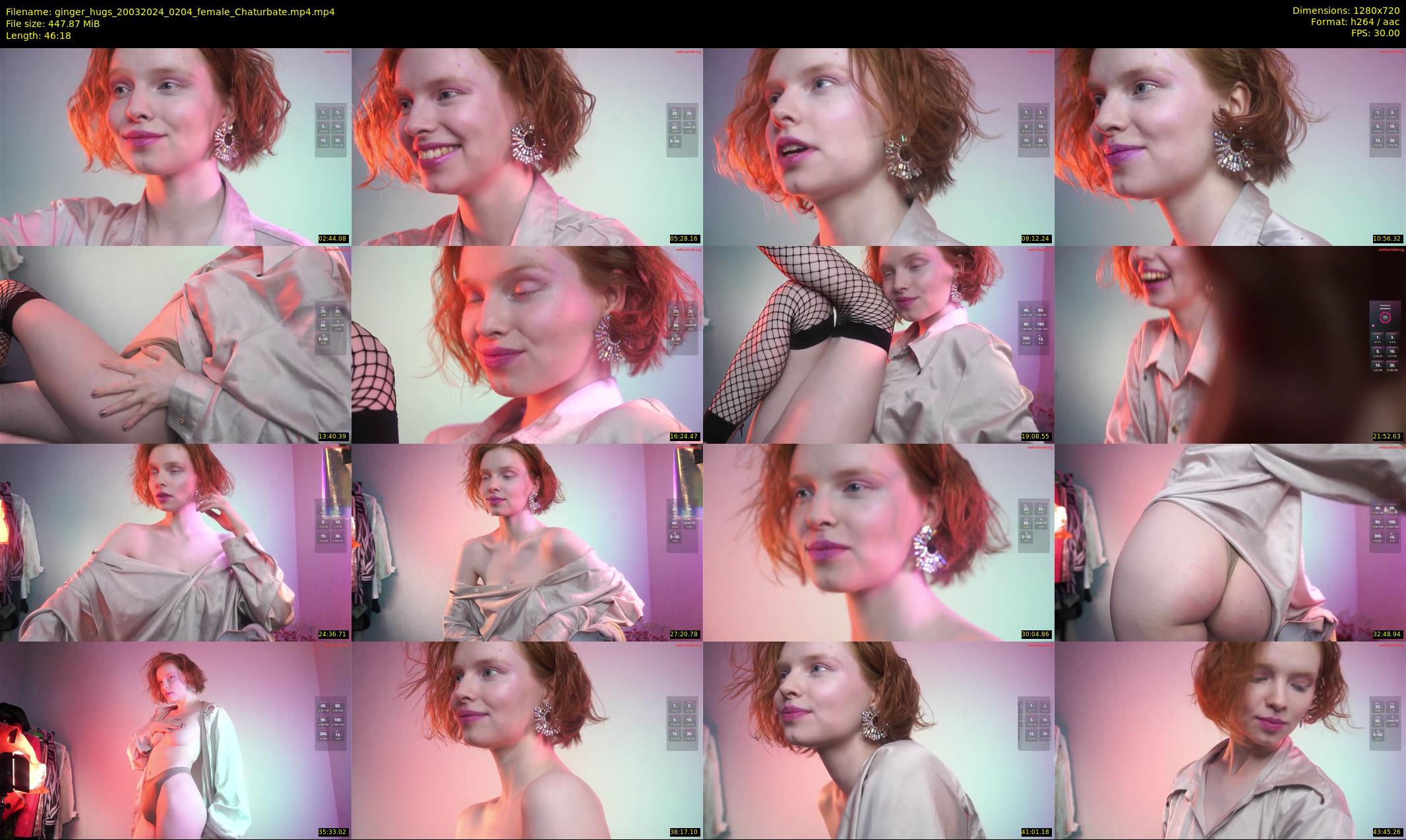 ginger_hugs — 47 minute Chaturbate female cam show recording, 720p, Mar 20, 2024