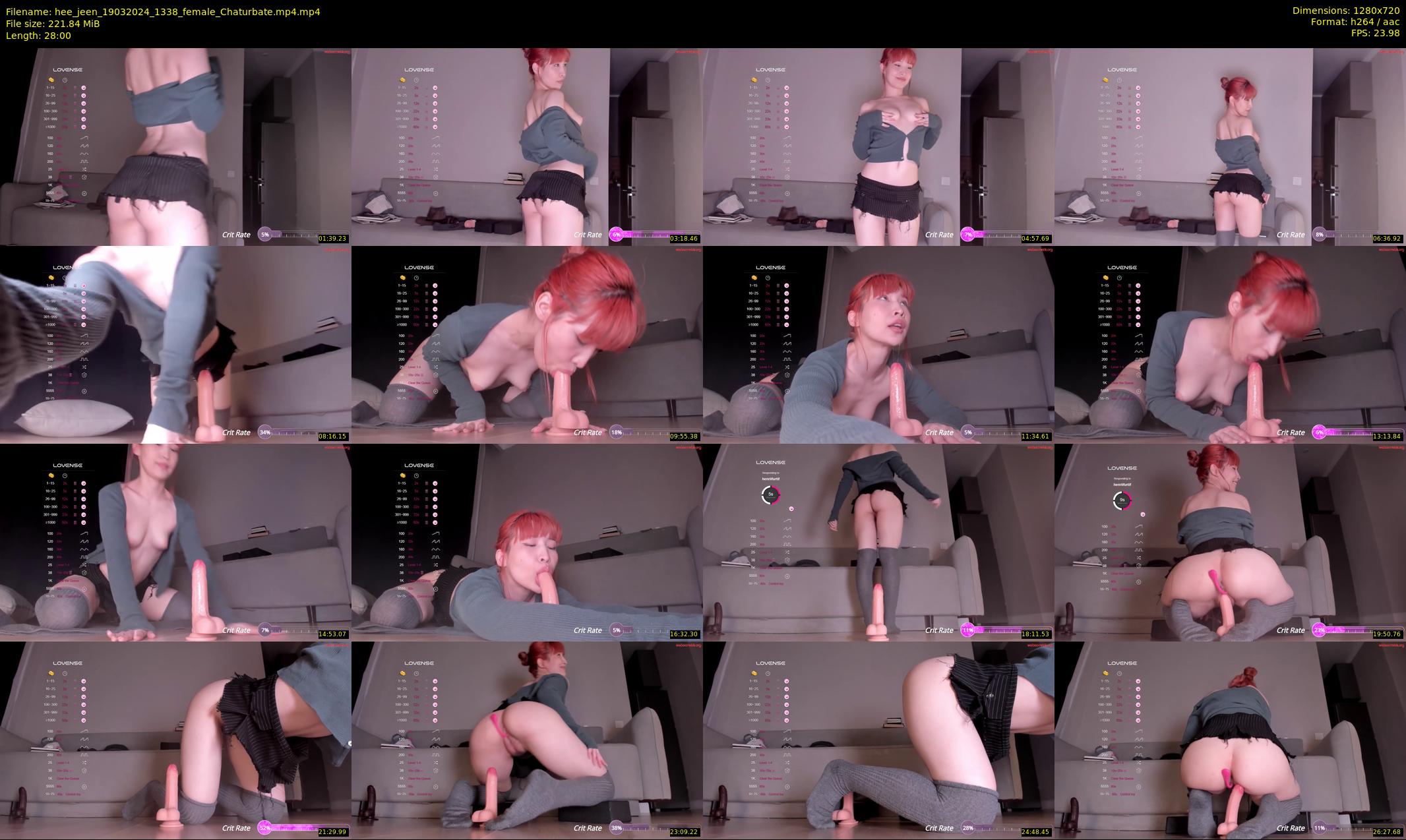 hee_jeen — 28 minute Chaturbate female cam show recording, 720p, Mar 19, 2024