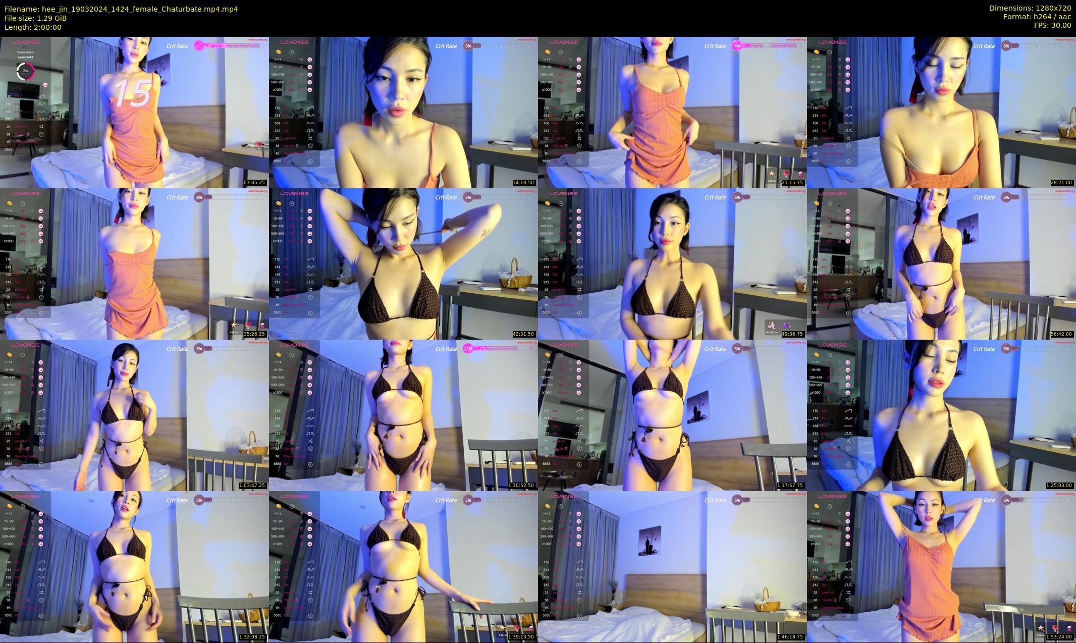 hee_jin — 120 minute Chaturbate female cam show recording, 720p, Mar 19, 2024