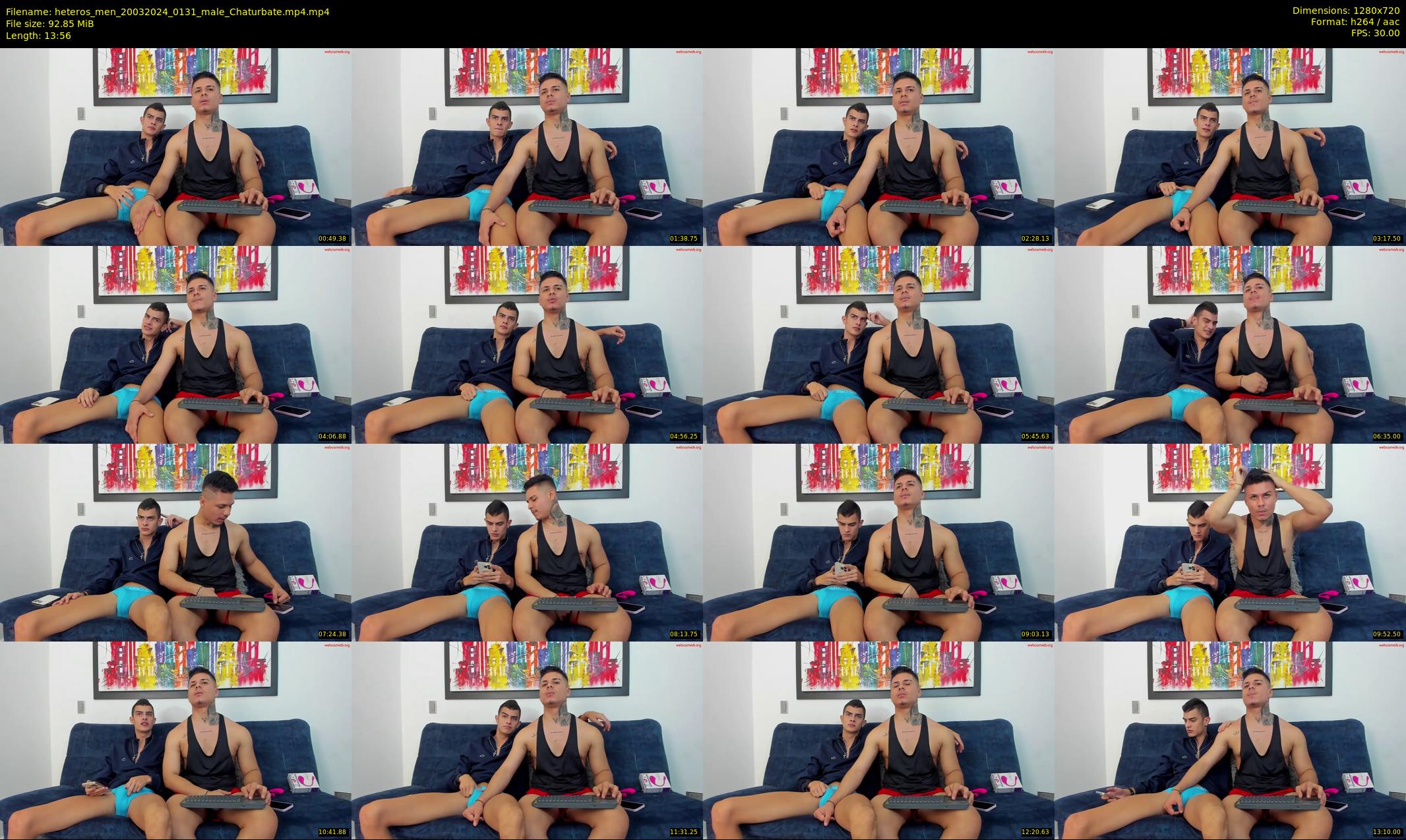 heteros_men — 14 minute Chaturbate male cam show recording, 720p, Mar 20, 2024