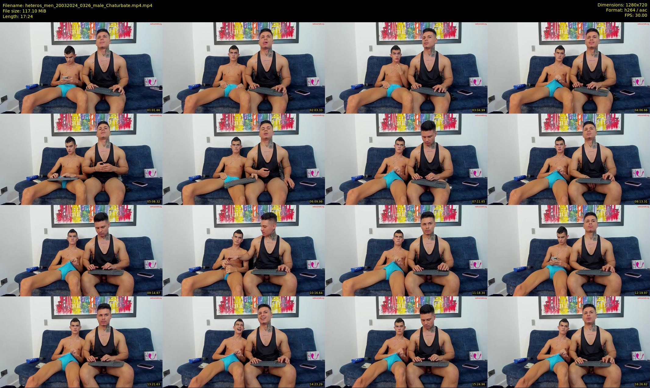 heteros_men — 18 minute Chaturbate male cam show recording, 720p, Mar 20, 2024