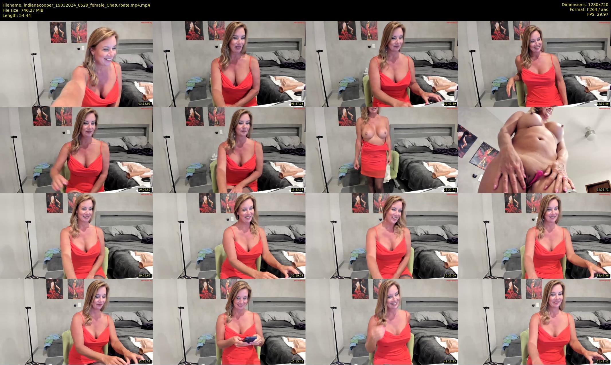indianacooper — 55 minute Chaturbate female cam show recording, 720p, Mar 19, 2024