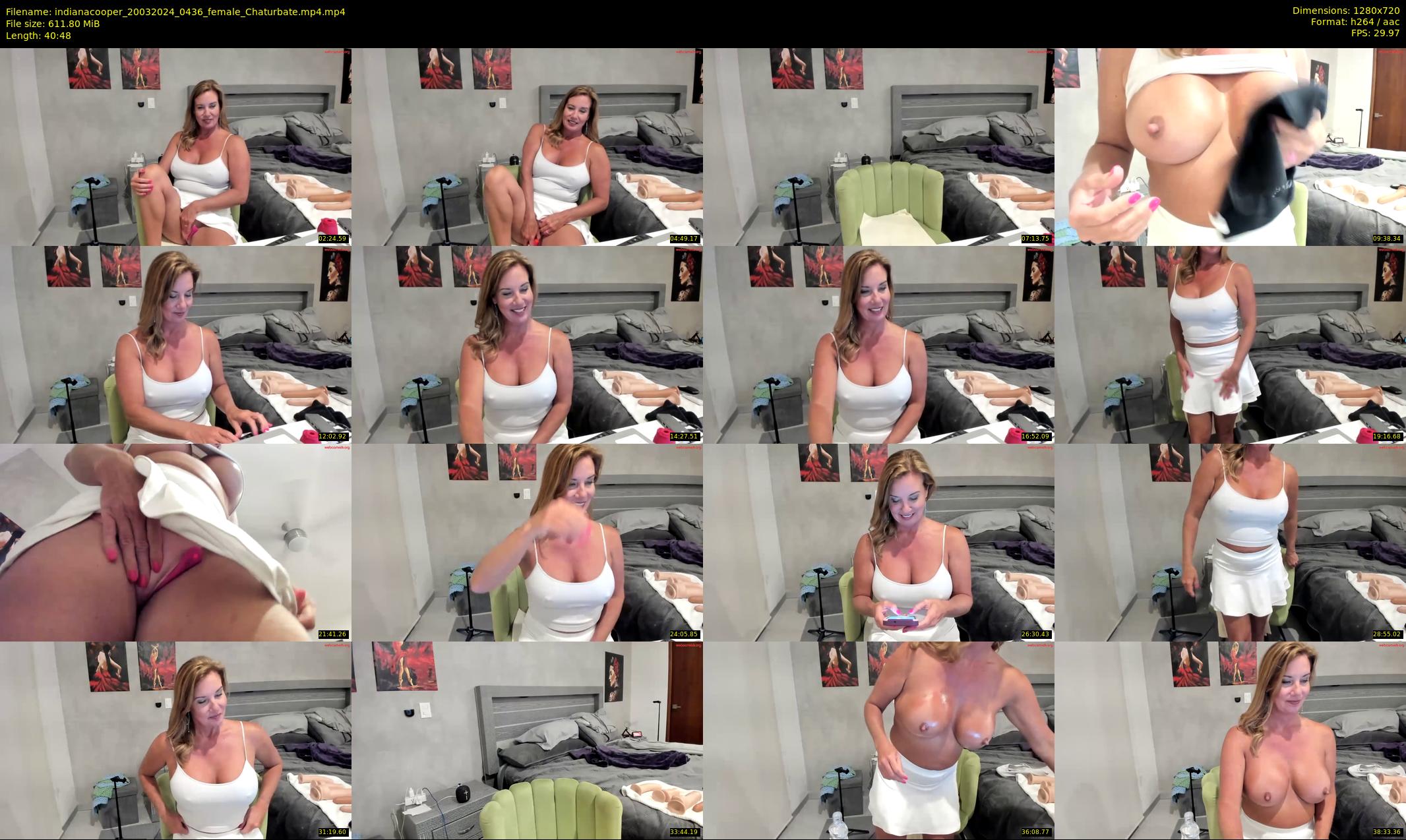 indianacooper — 41 minute Chaturbate female cam show recording, 720p, Mar 20, 2024