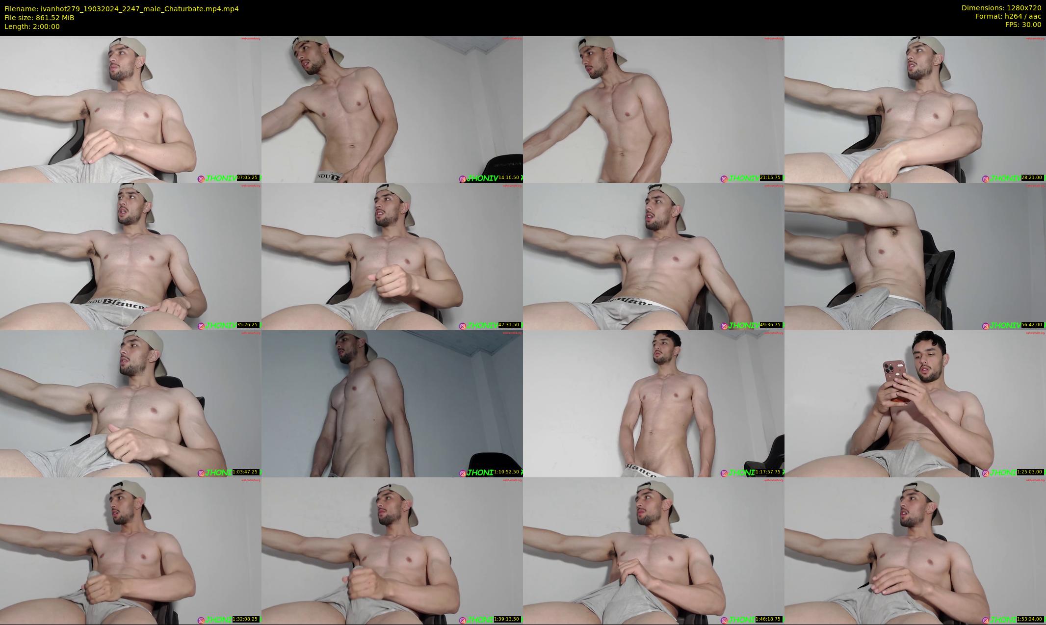 ivanhot279 — 120 minute Chaturbate male cam show recording, 720p, Mar 19, 2024