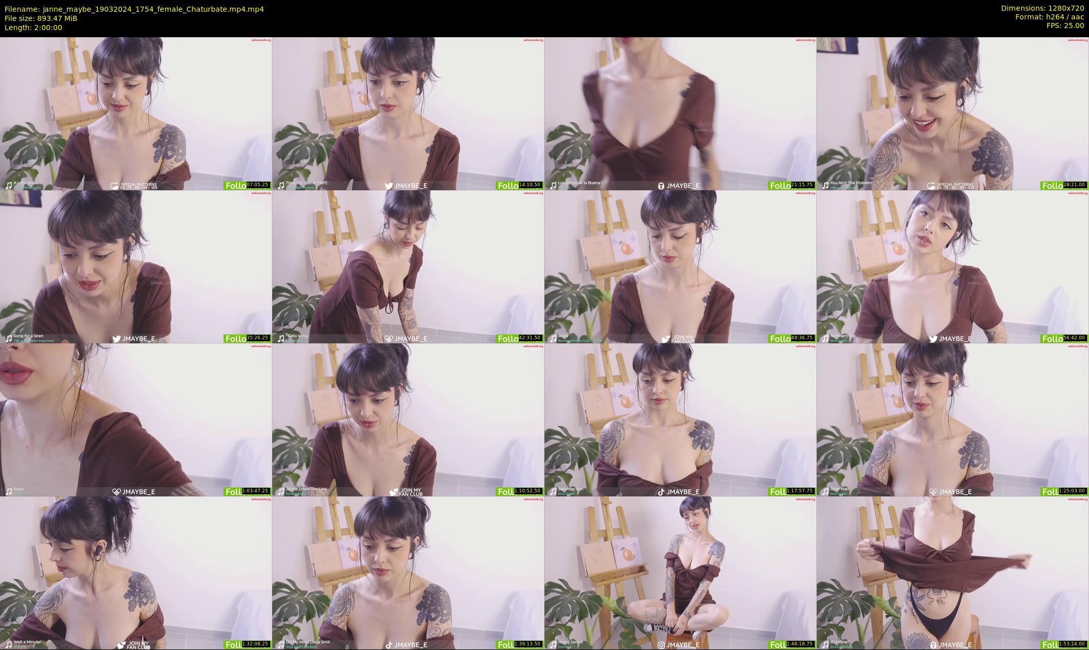 janne_maybe — 120 minute Chaturbate female cam show recording, 720p, Mar 19, 2024